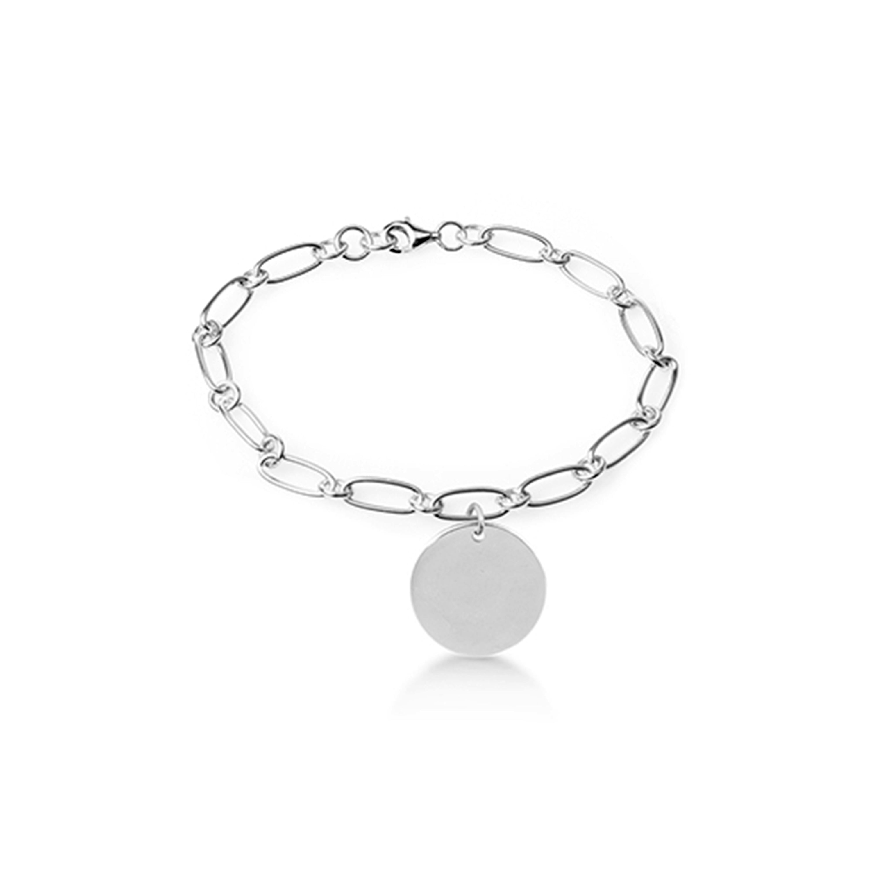 Pulsera de Plata de Ley 925 acabada en rodio - Mi Sol