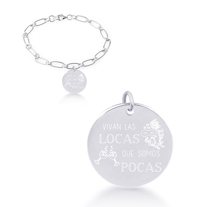 Pulsera de Plata de Ley 925 acabada en rodio - Mi Sol