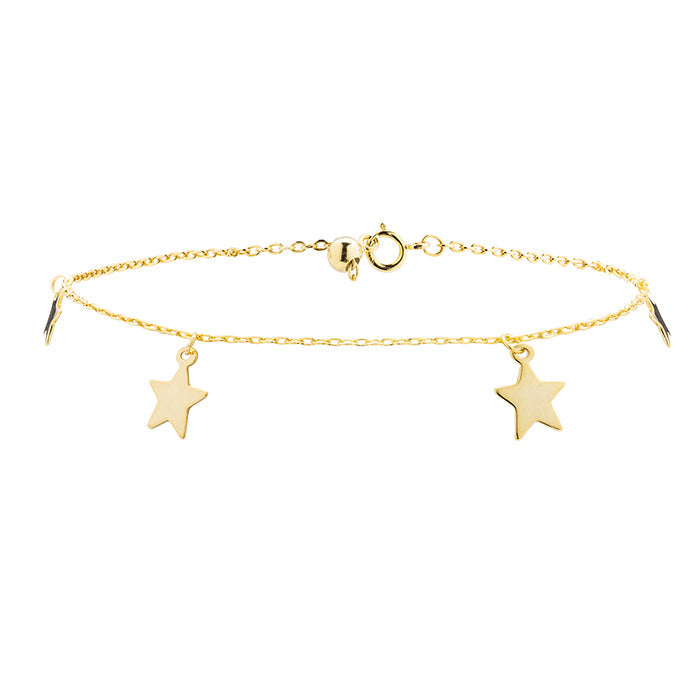 Bracciale in Argento Sterling 925 finito in oro giallo 18K - Sereke