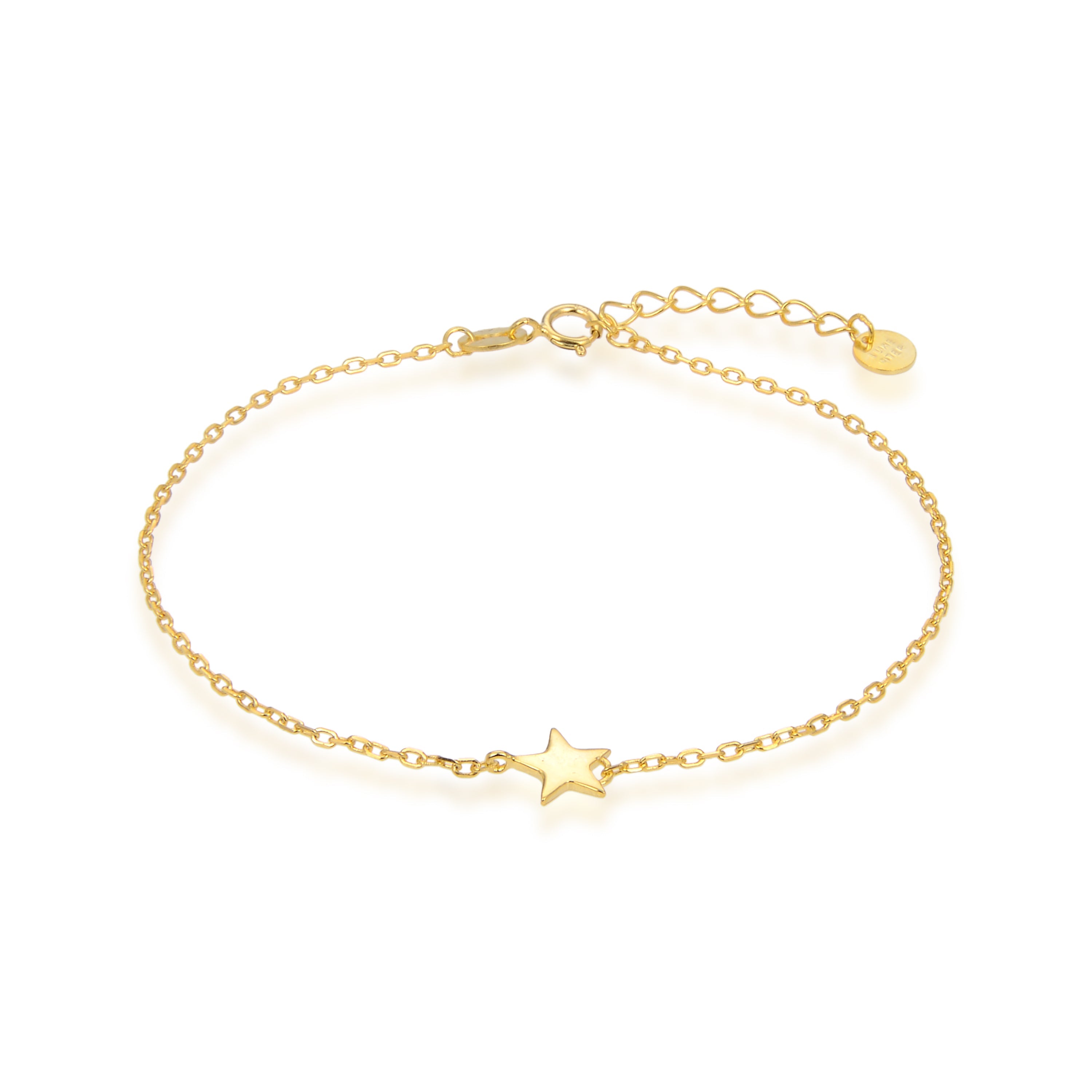 Bracciale in Argento Sterling 925 finito in oro giallo 18K - Khaw