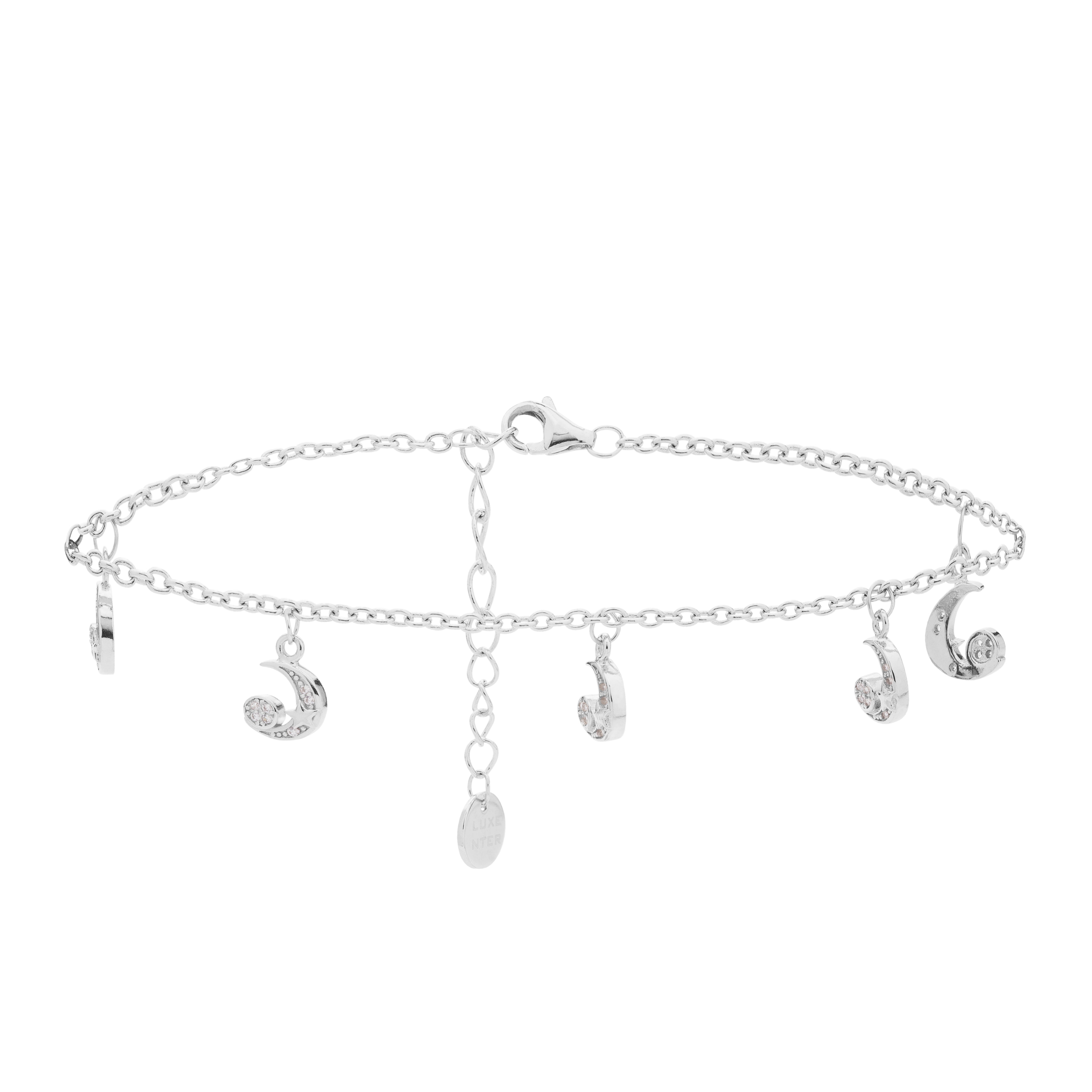 Pulsera de Plata de Ley 925 con Circonita Brillante acabada en rodio - Buliwa