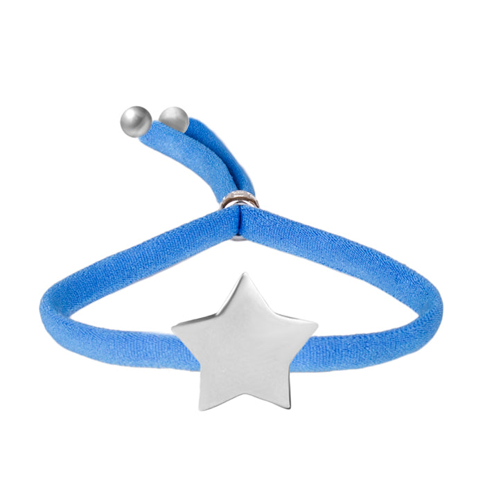 925er Silberarmband mit Rhodium-Finish - Stern