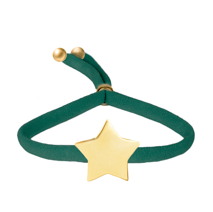 Bracciale in Argento Sterling 925 finito in oro giallo 18K - Stella