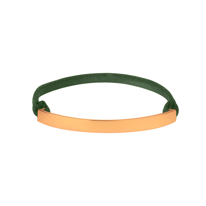 Bracciale in argento sterling 925 finito in oro rosa 18K - Placcato
