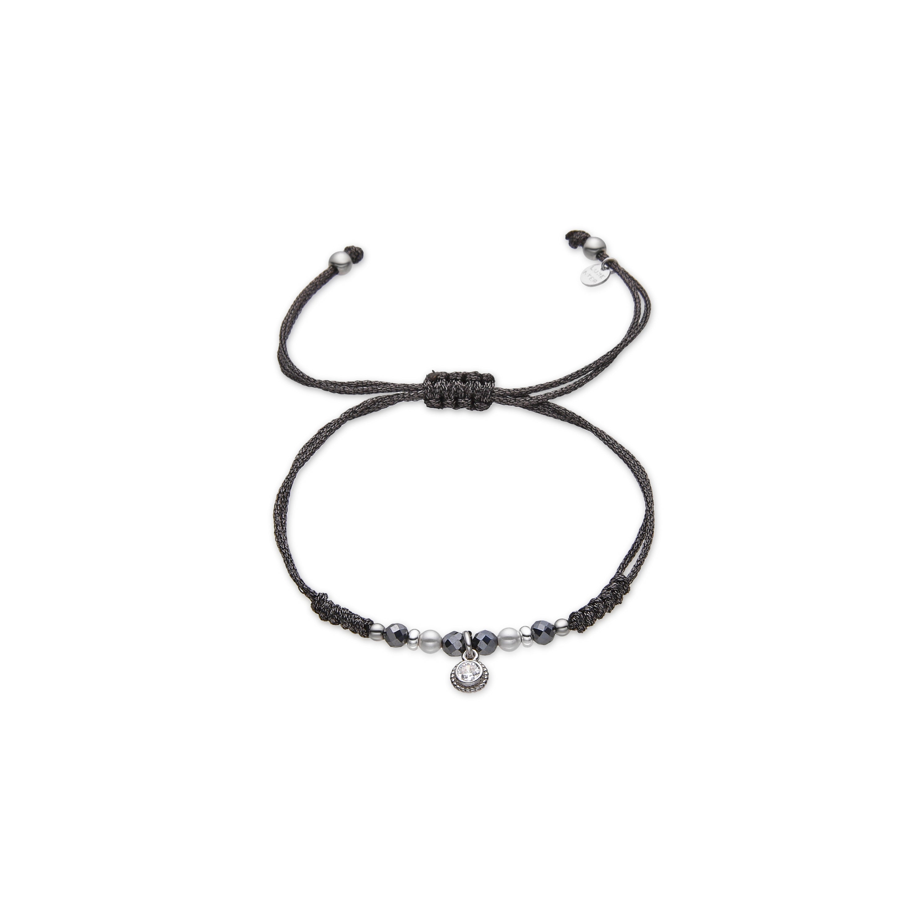 Pulsera de Plata de Ley 925 y Perla Blanca acabado en rodio - Nexa