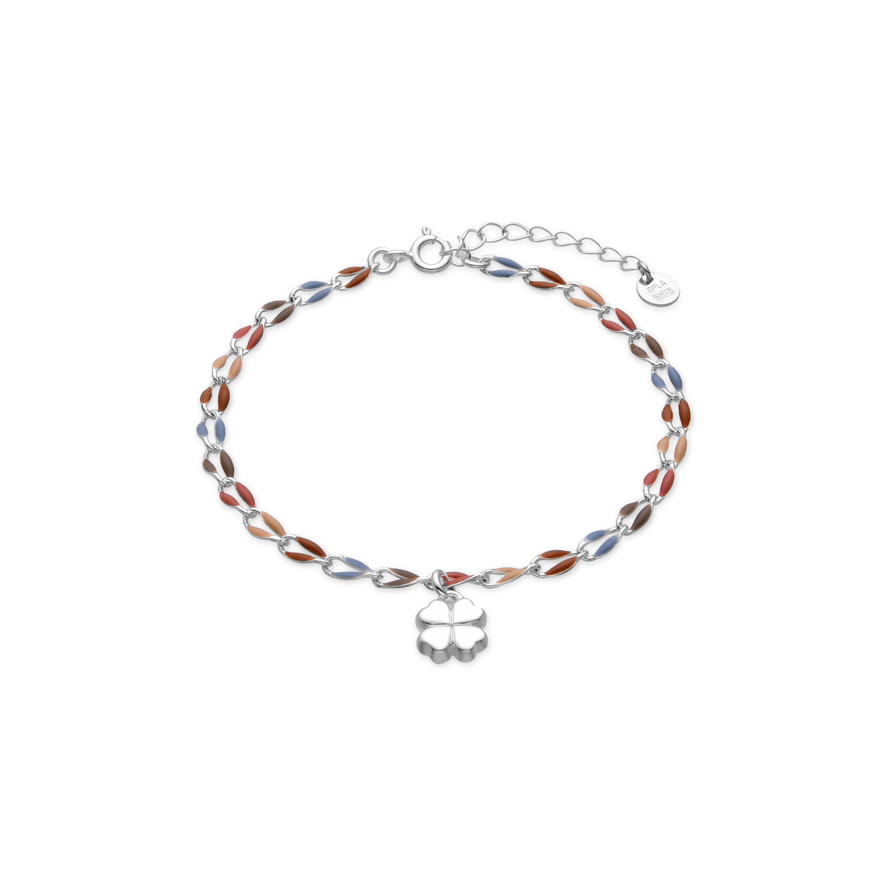 Pulsera de Plata de Ley 925 y Lacado Multicolor acabado rodio - Niryan