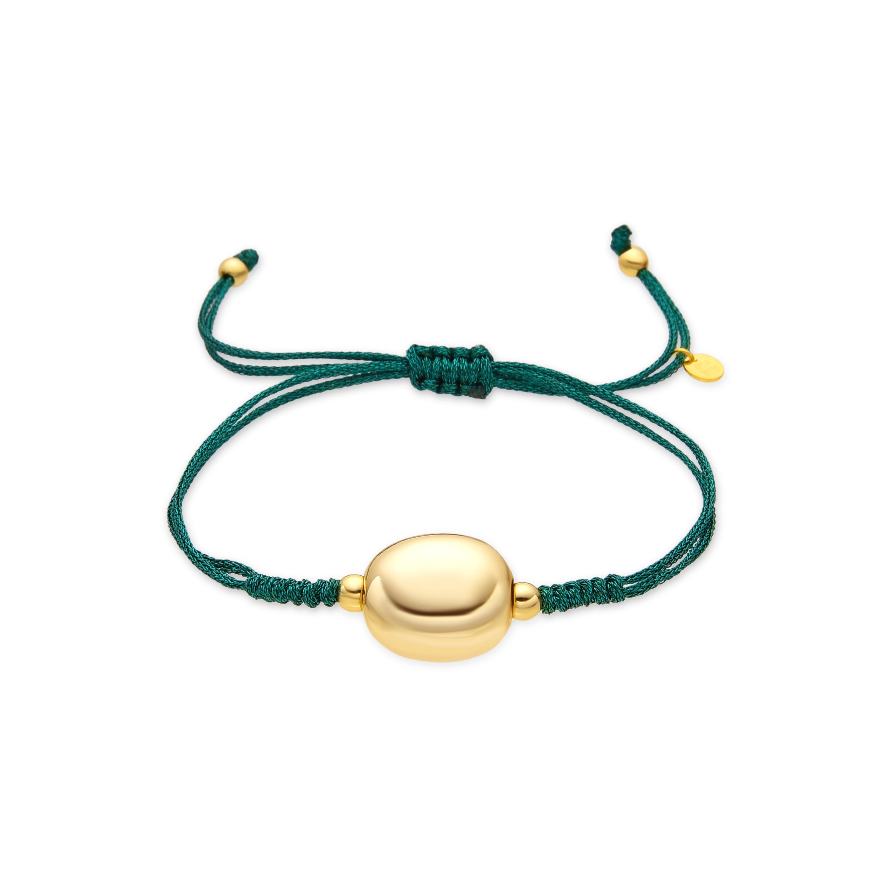 Pulsera de Plata de Ley 925 y acabado oro amarillo de 18k - Saina