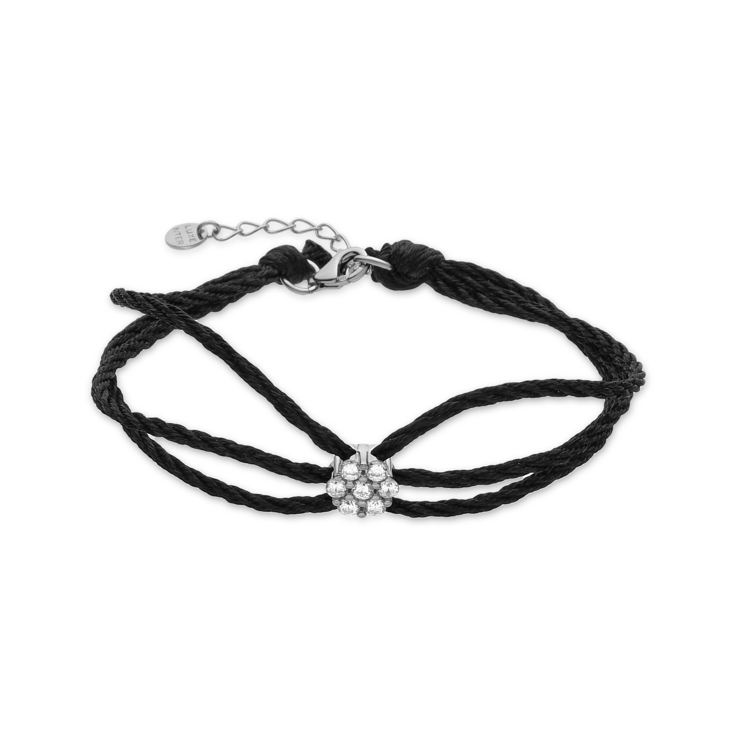 Pulsera de Plata de Ley 925 y Circonita Brillante acabada en rodio - Oris