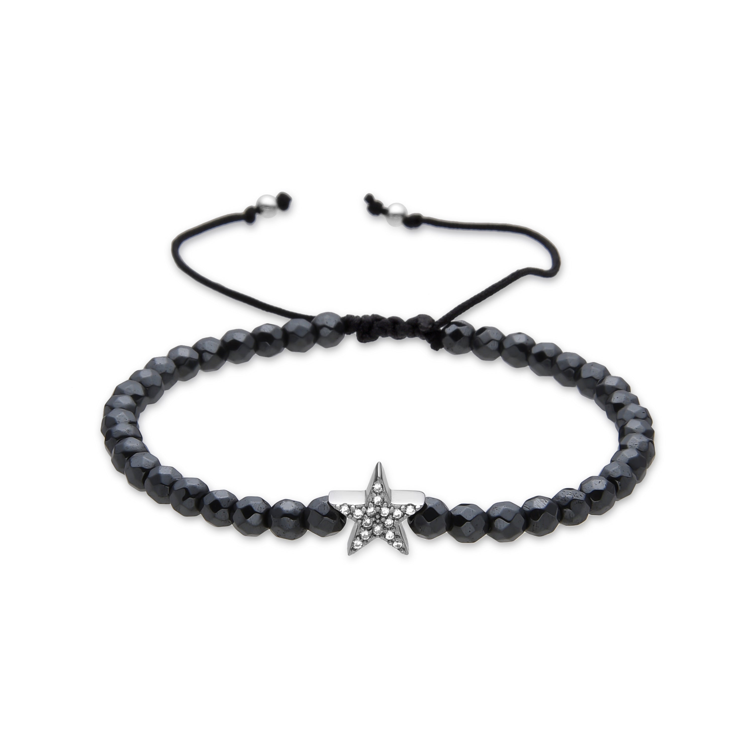 Pulsera de Plata de Ley 925 y Circonita Brillante acabada en rodio - Tuthe