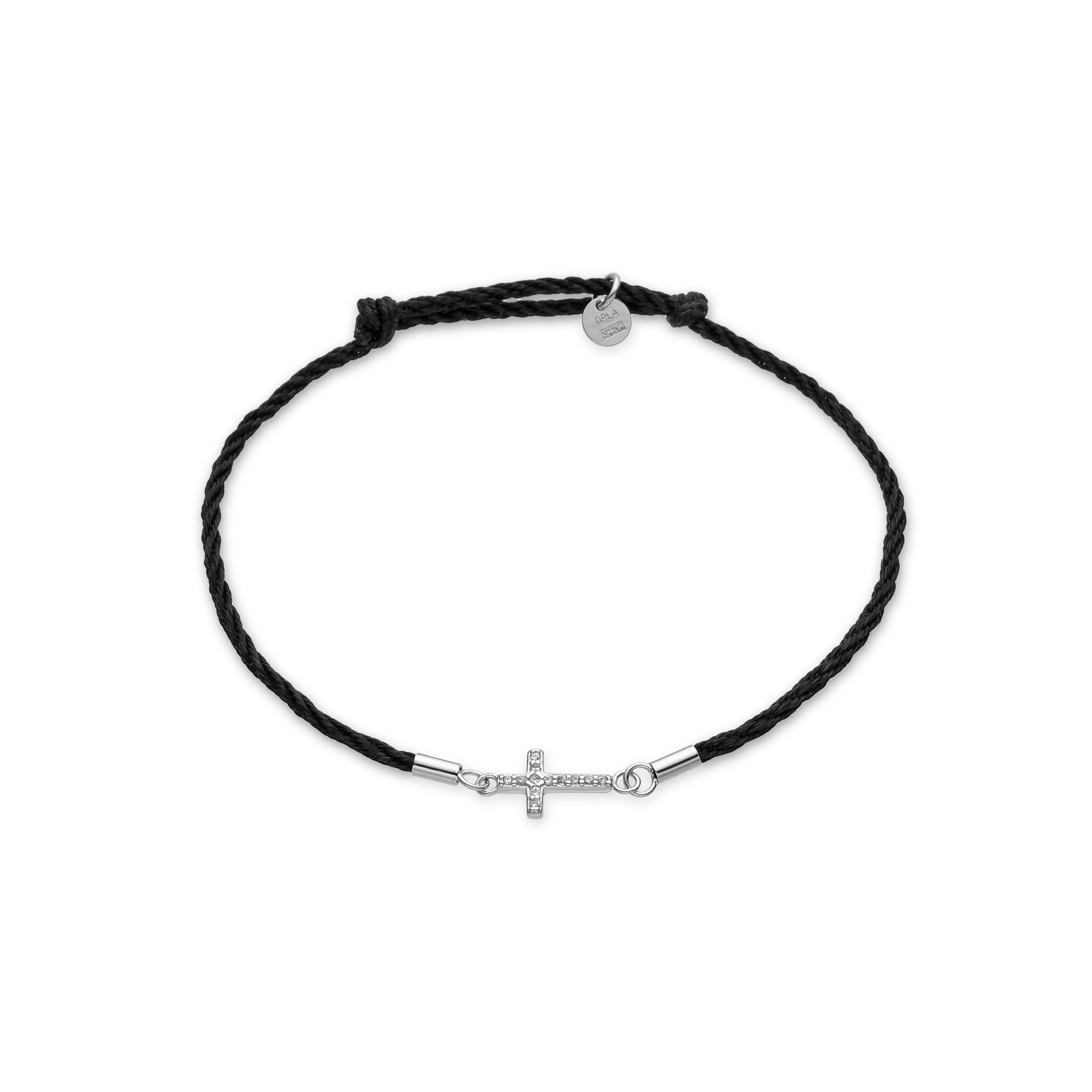 Pulsera de Plata de Ley 925 y Circonita Brillante acabada en rodio - Zudis