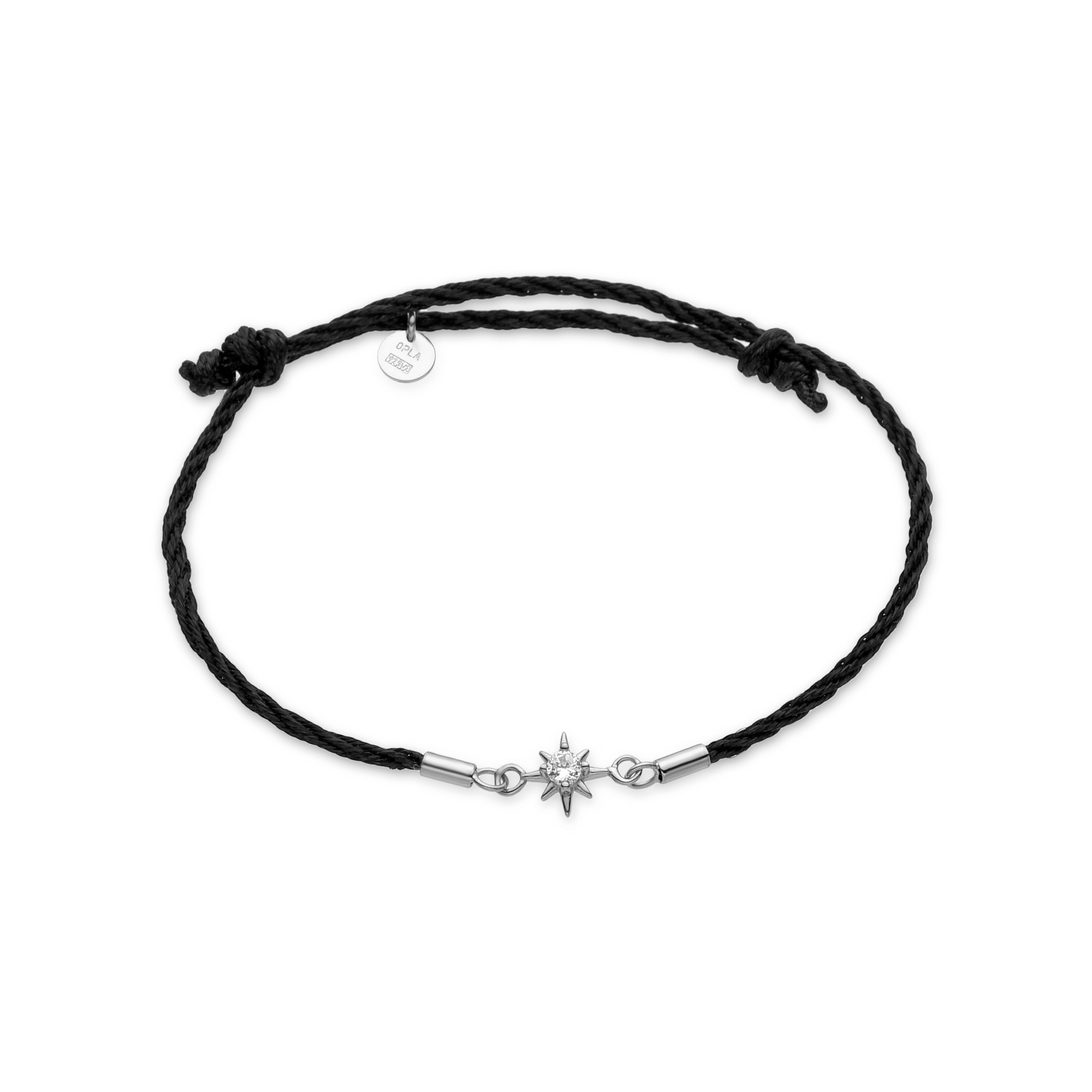 Pulsera de Plata de Ley 925 y Circonita Brillante acabada en rodio - Sadril