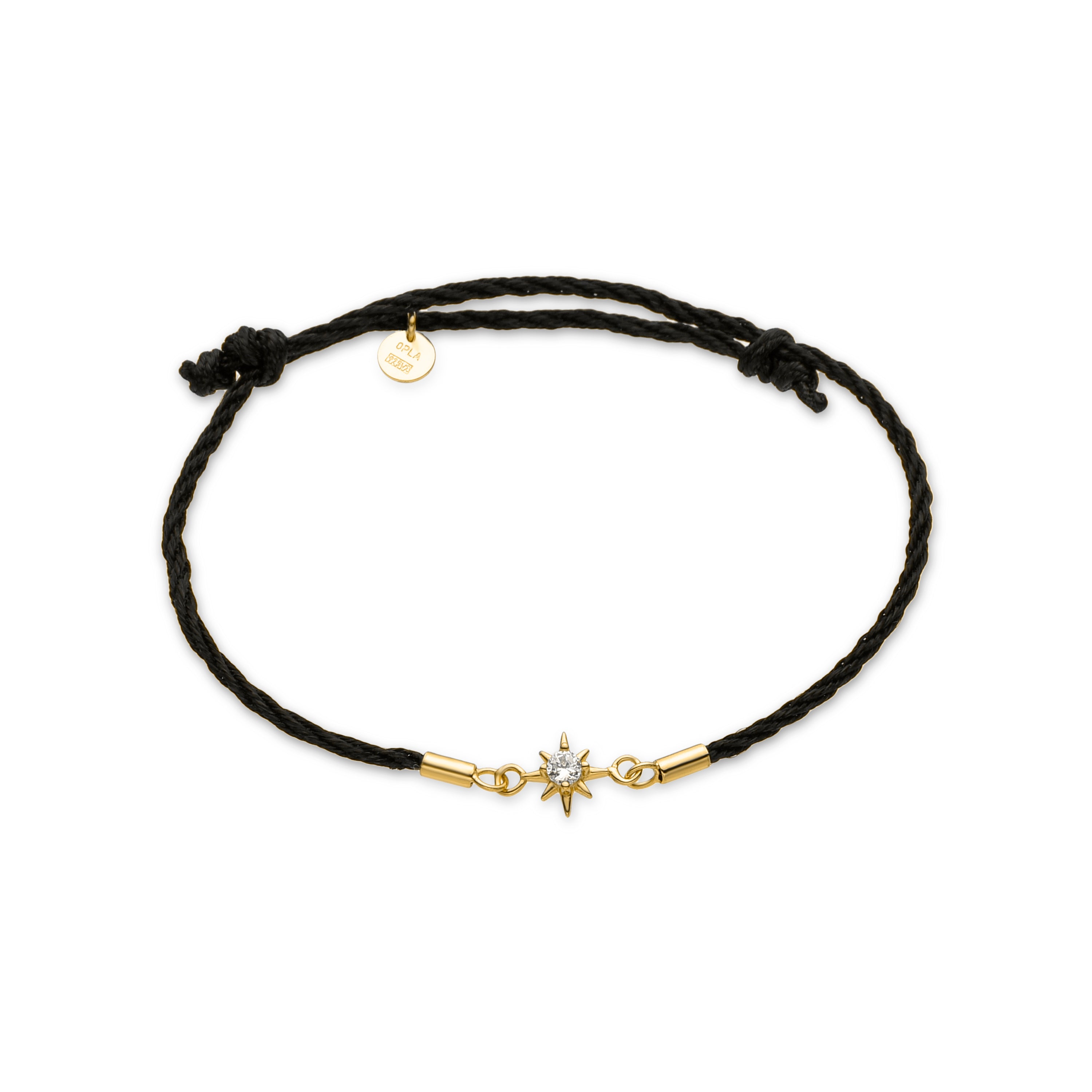 Pulsera de Plata de Ley 925 y Circonita Brillante acabada en oro amarillo 18K - Sadril