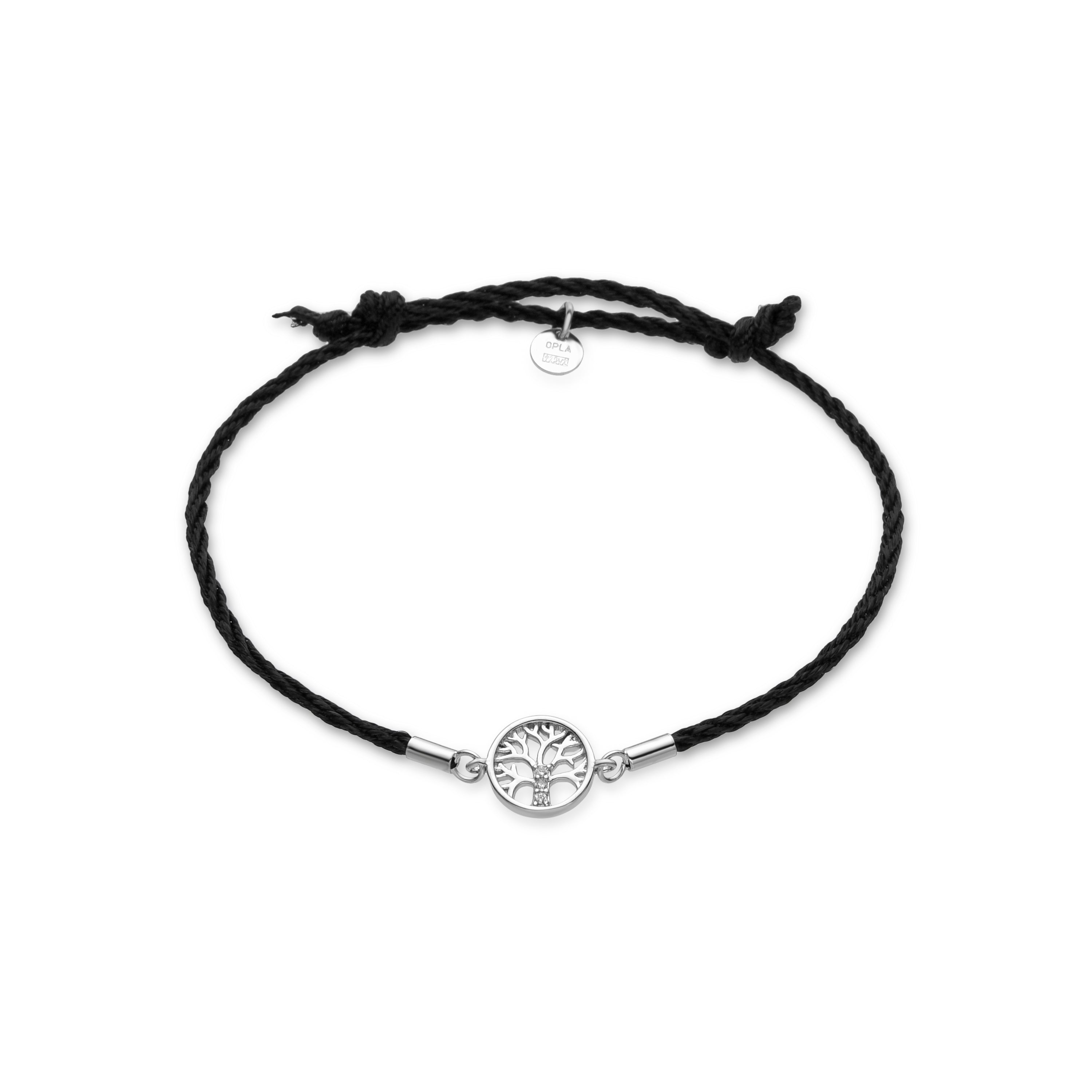 Pulsera de Plata de Ley 925 y Circonita Brillante acabada en rodio - Ganvi