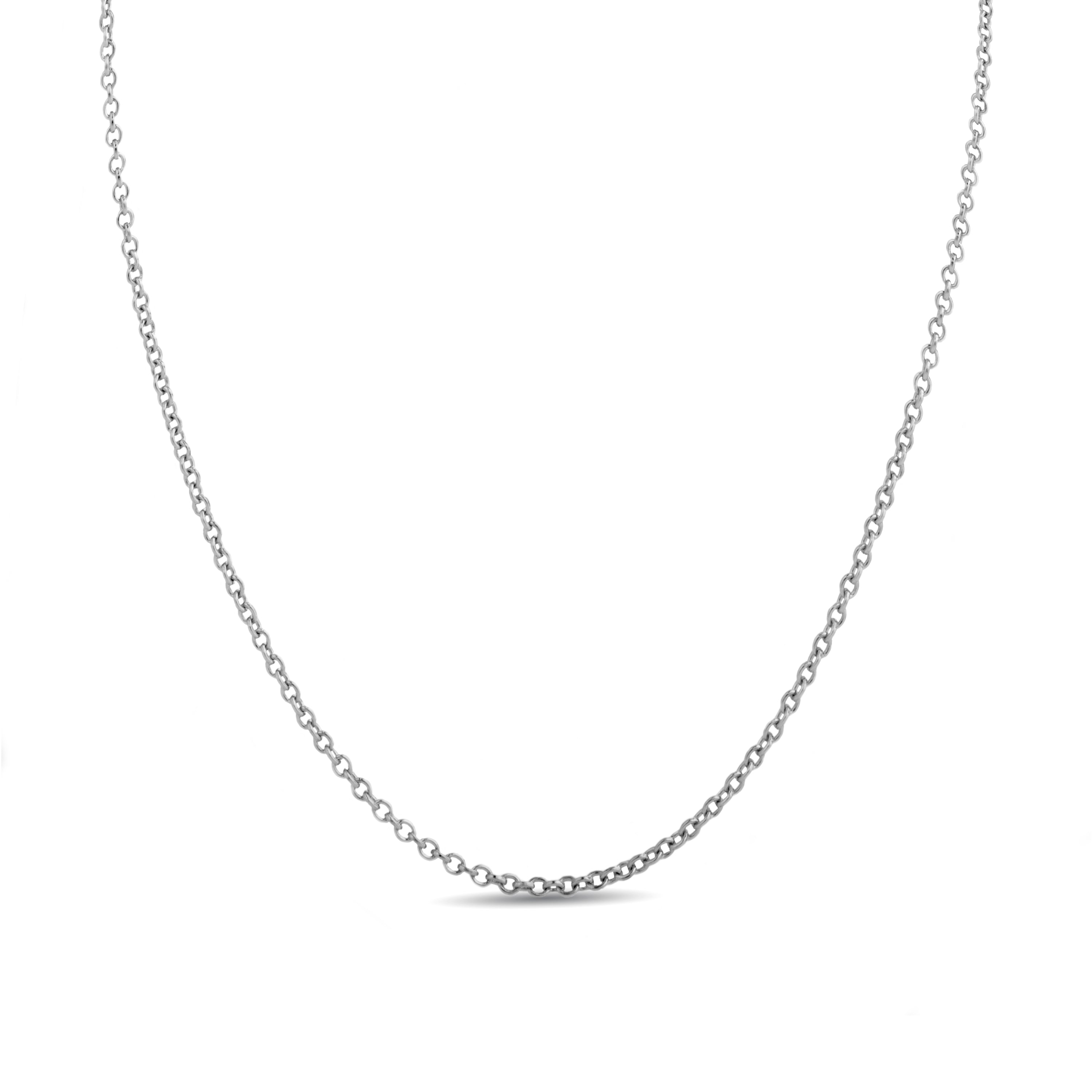 Collar de Plata de Ley 925 acabado en rodio - Plata