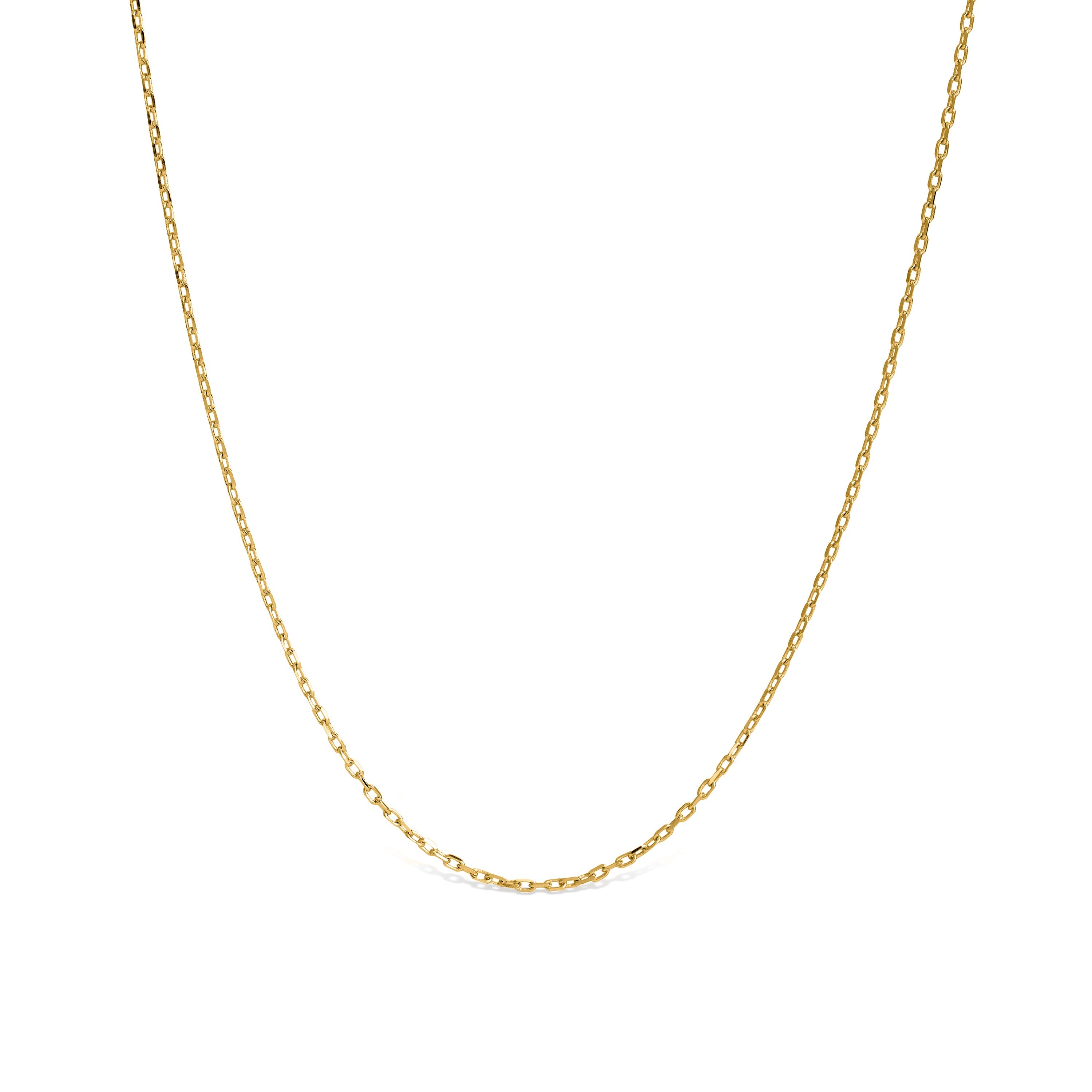 Collar de Plata de Ley 925 acabado en oro amarillo 18K -
