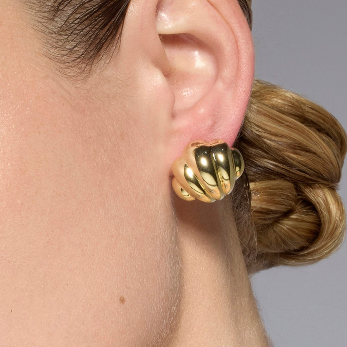 925 Sterling Zilveren Oorbellen met een afwerking van 18k Geelgoud - Myce