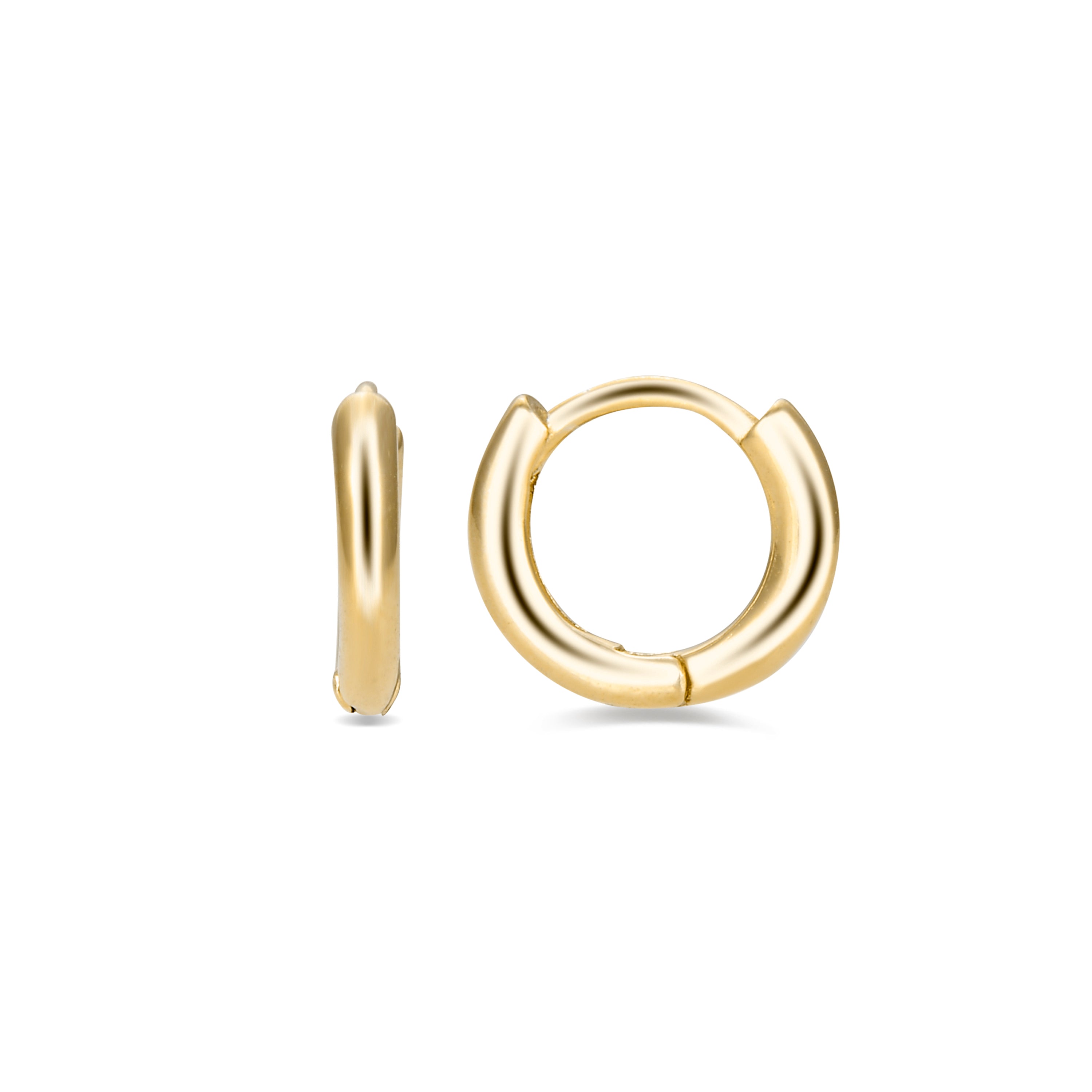 Ohrringe aus 925er Sterlingsilber mit 18K Gelbgold-Finish - Ricbeorn