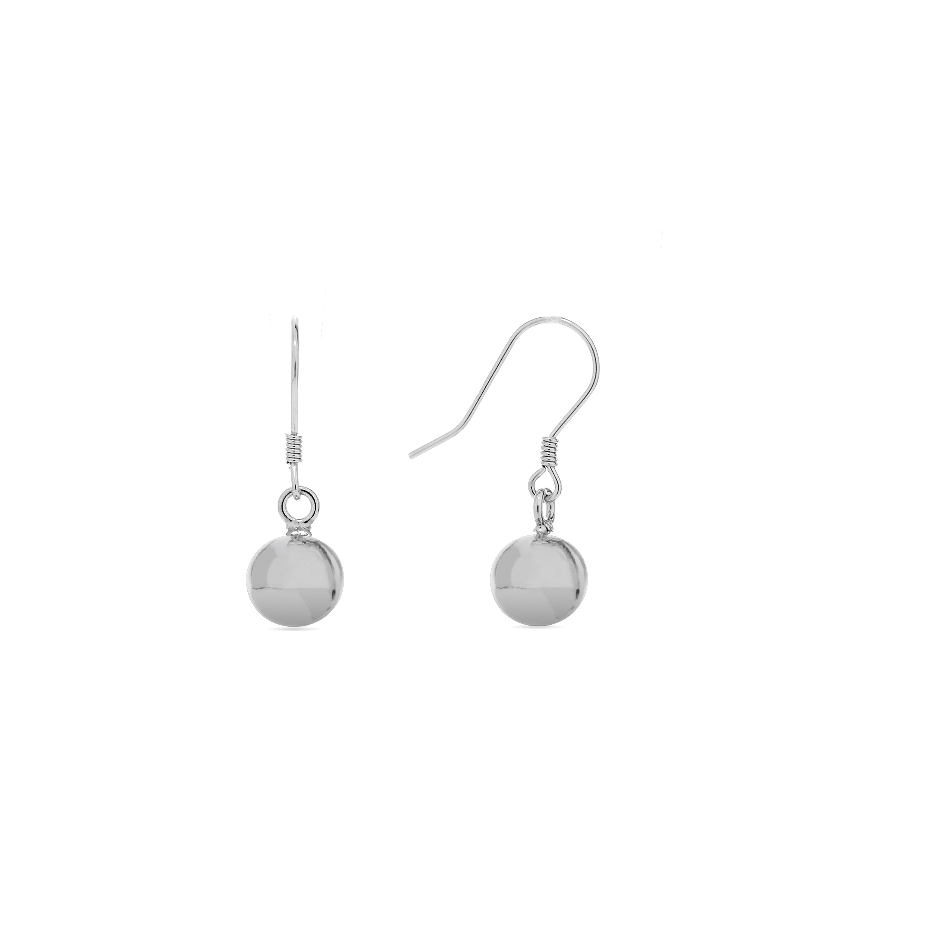 925er Silberohrringe mit Rhodium-Finish - Geel