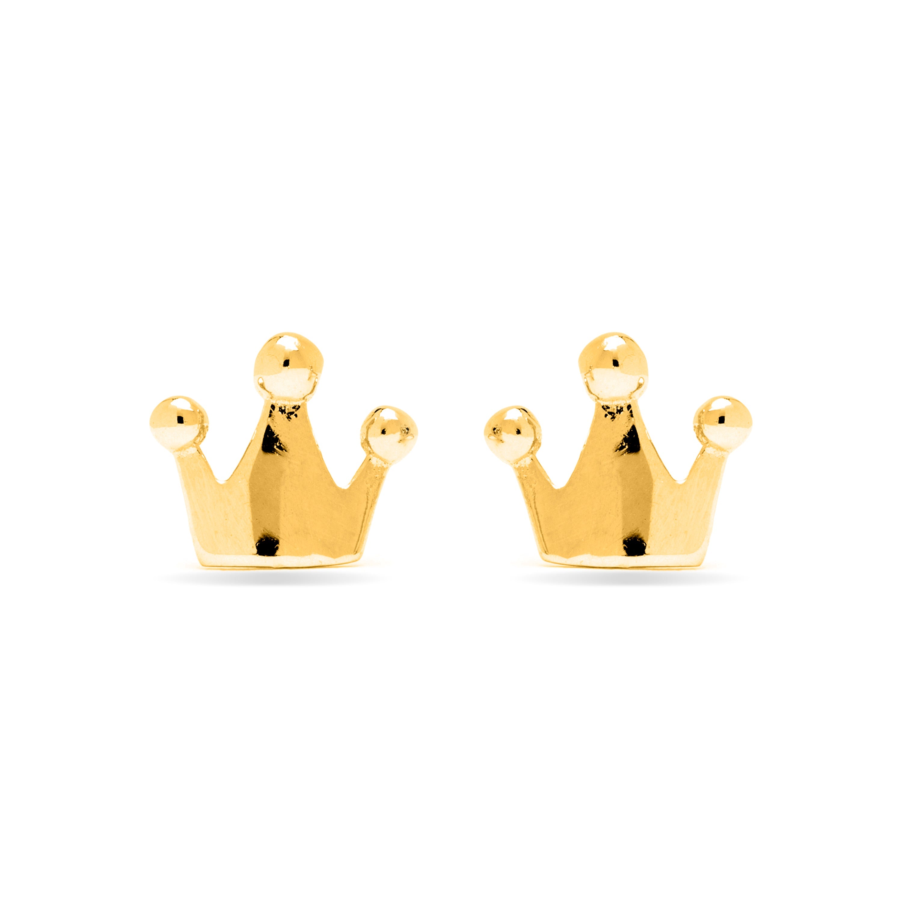 Ohrringe aus 925er Sterlingsilber mit 18K Gelbgold-Finish - Shika