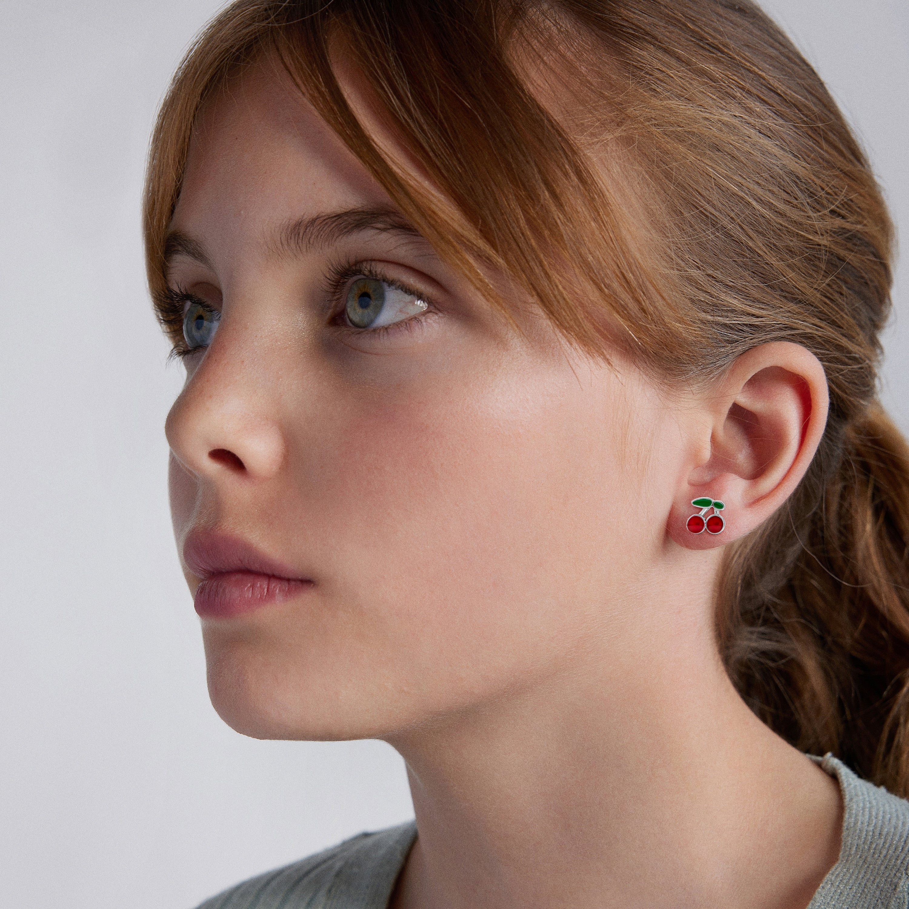 Boucles d'oreilles en argent sterling 925 finies en rhodium - Myko