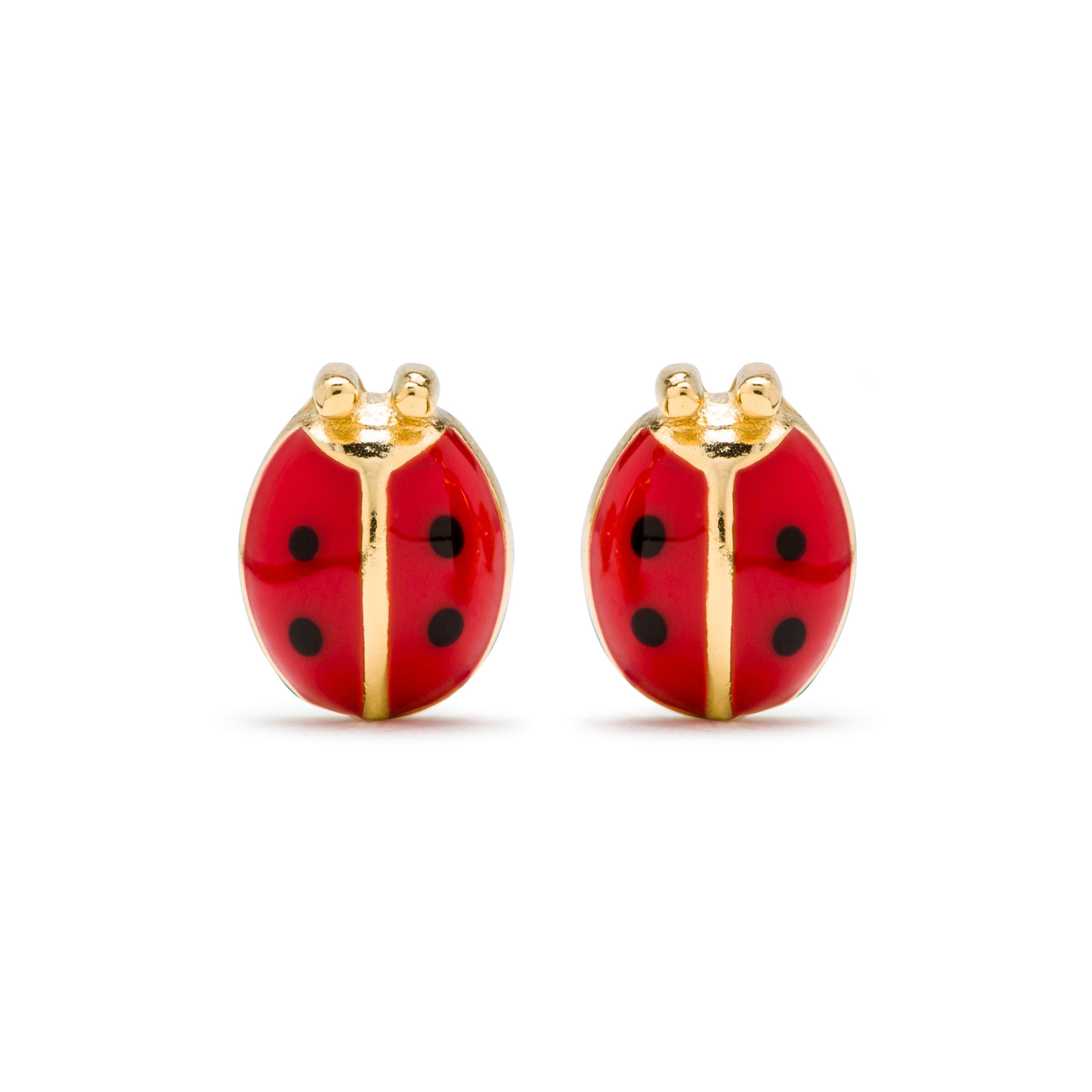 Orecchini in argento sterling 925 finiti in oro giallo 18K - Nenon