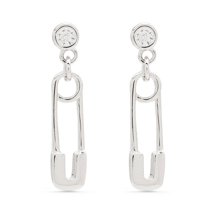 Orecchini in argento sterling 925 finiti in rodio - Imperdibile