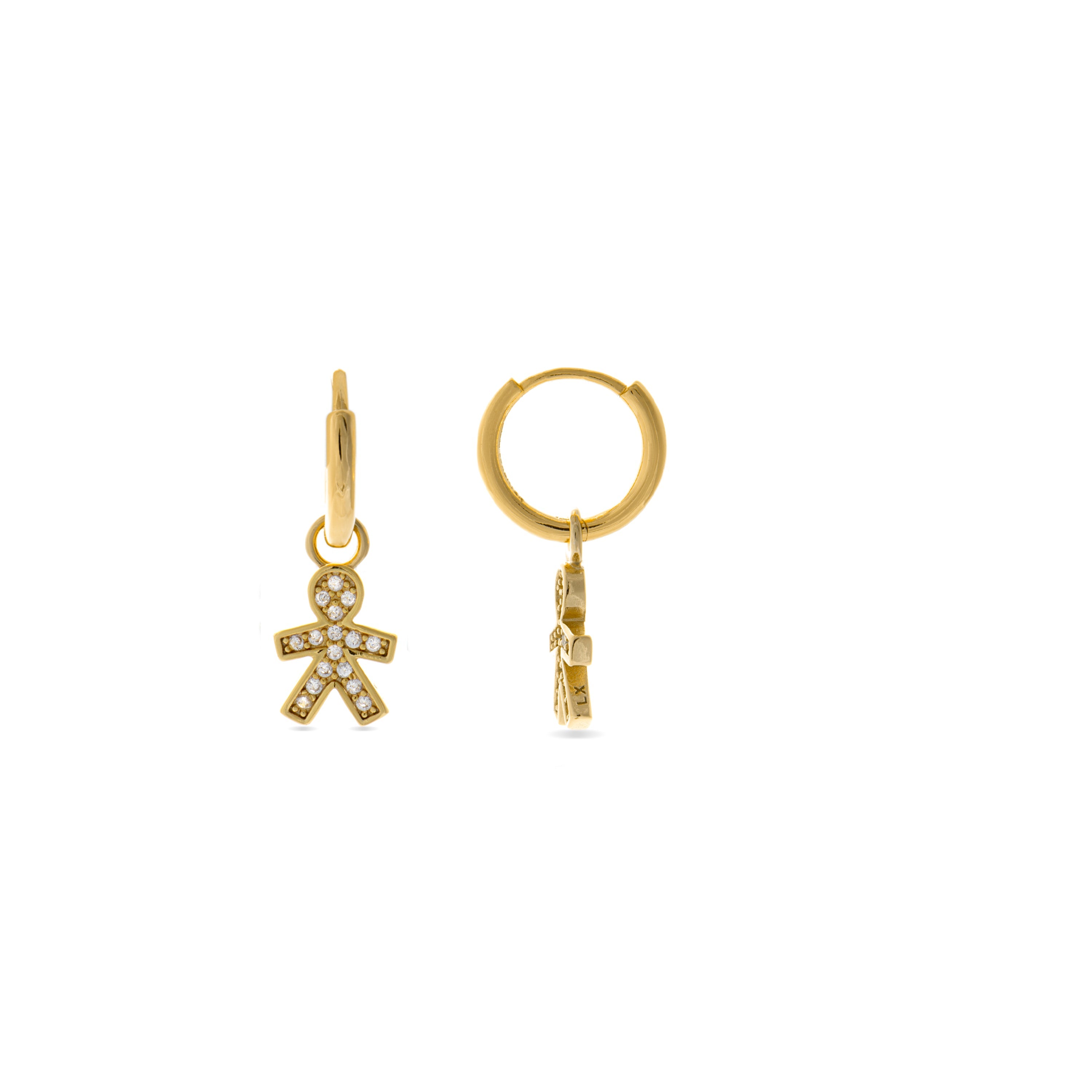 Orecchini in Argento Sterling 925 con Zirconia Brillante rifiniti in rodio - Chaelthor
