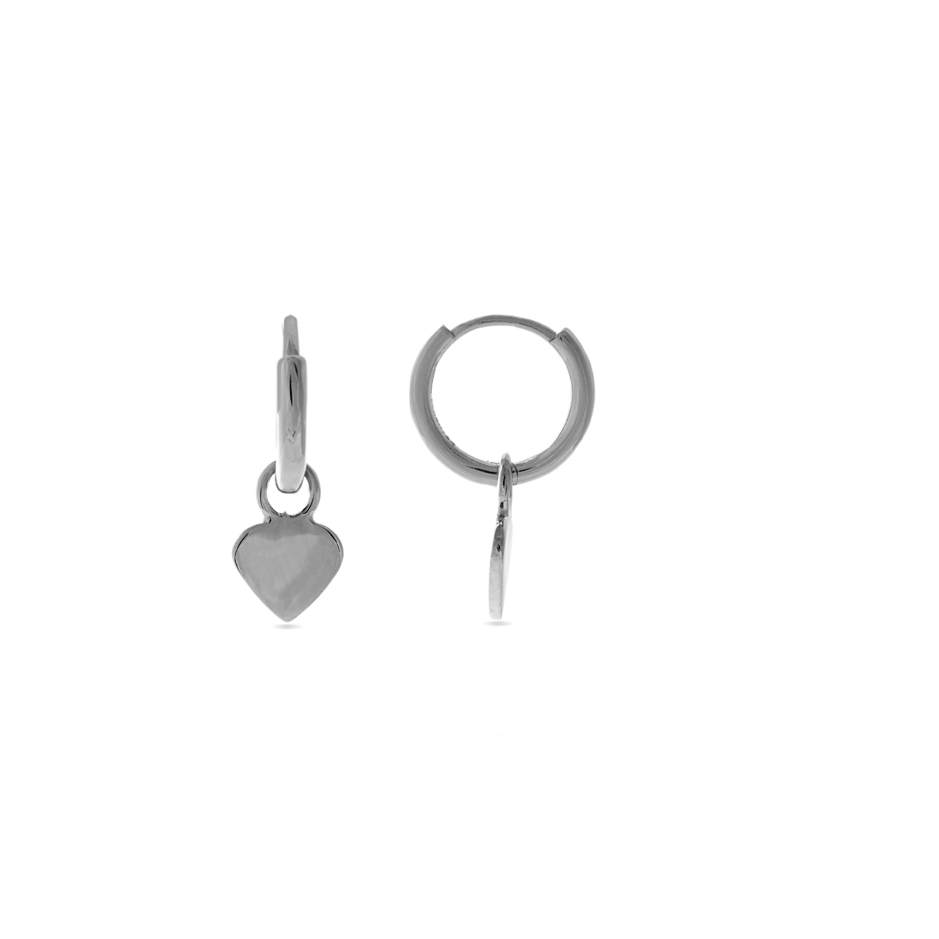 925er Silberohrringe mit Rhodium-Finish - Edear