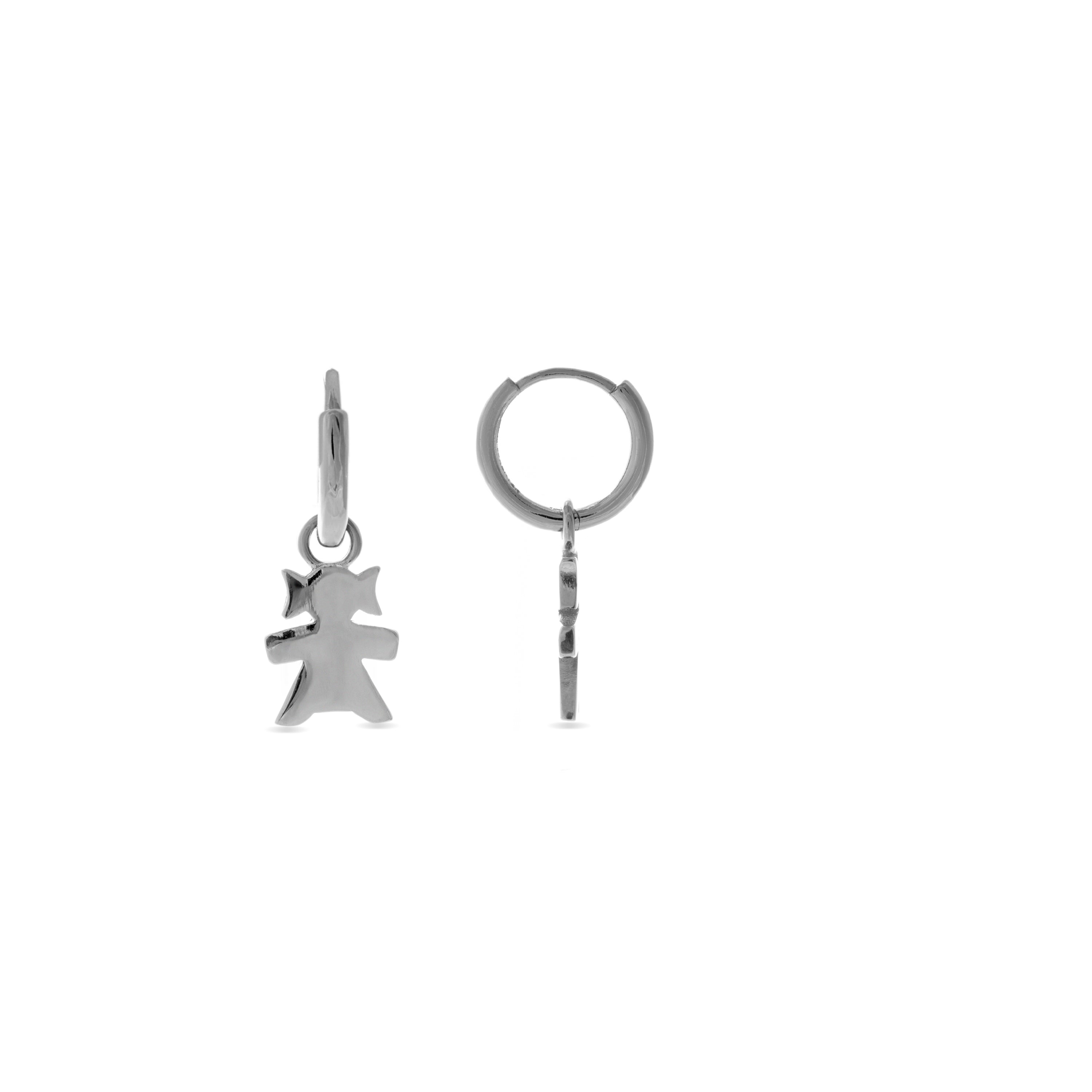 Echtsilber 925 Ohrringe mit Rhodium-Finish - Chaelthor