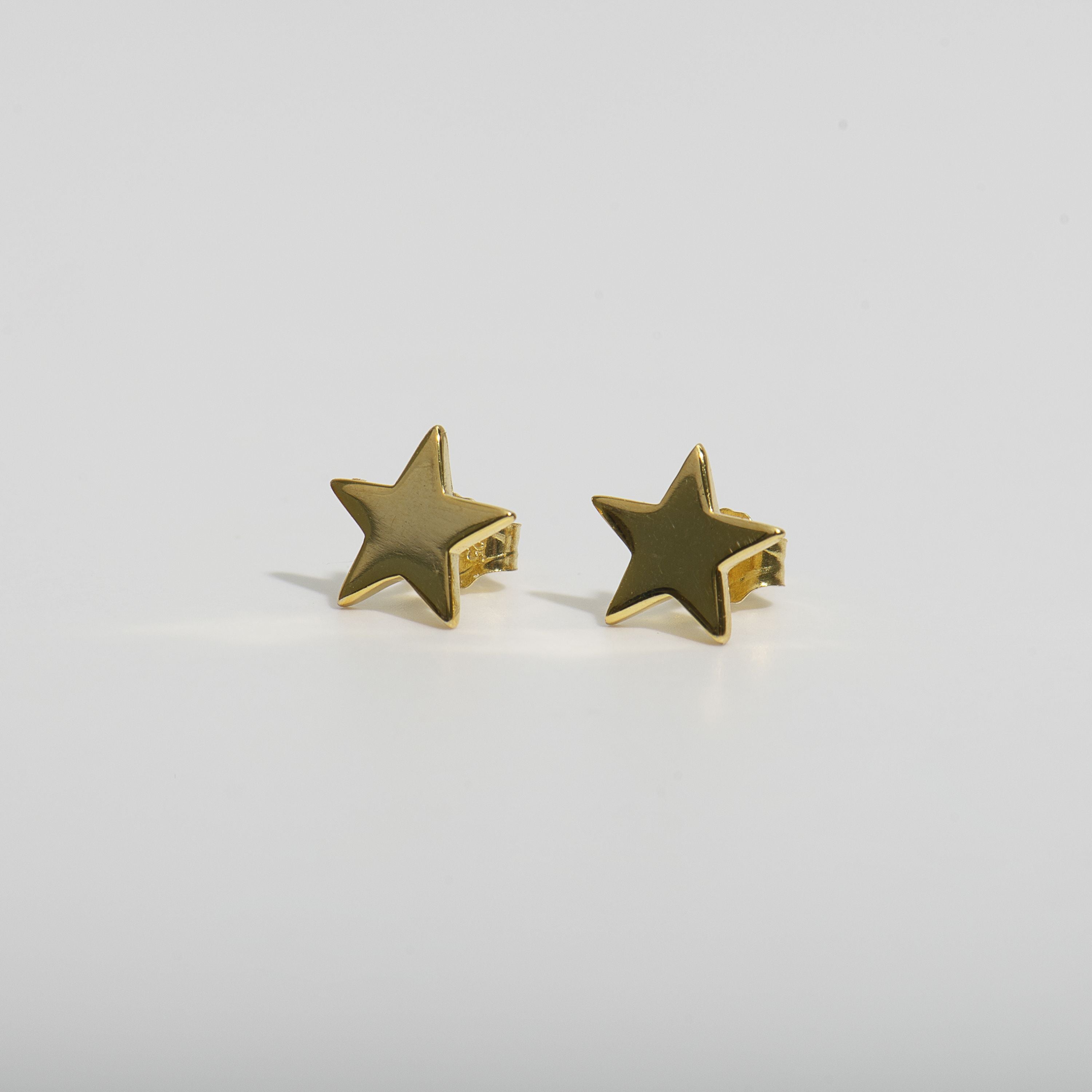 925 Sterling Zilveren Oorbellen afgewerkt in 18K Geelgoud - Remih