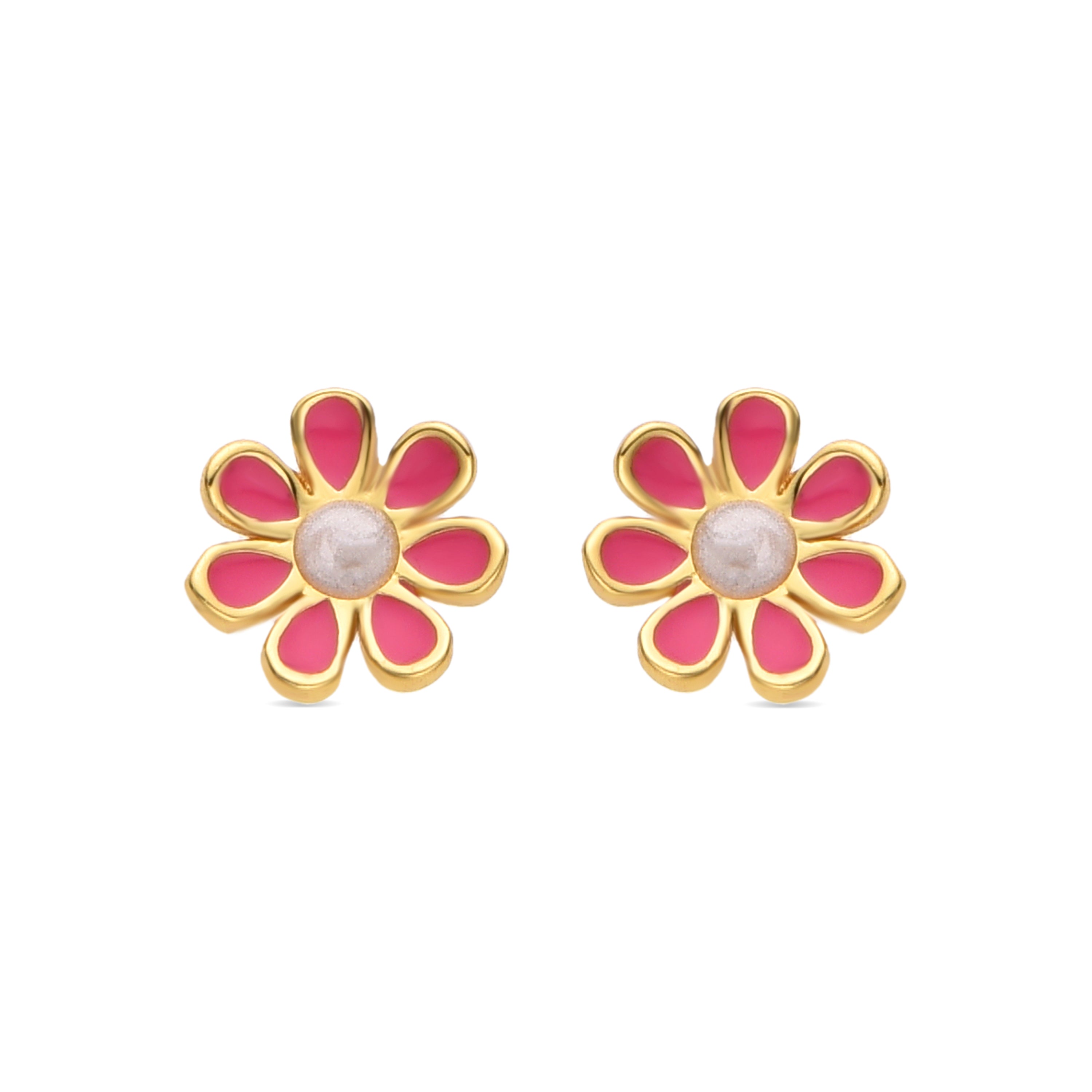 Orecchini in Argento Sterling 925 finiti in oro giallo 18K - Kacel
