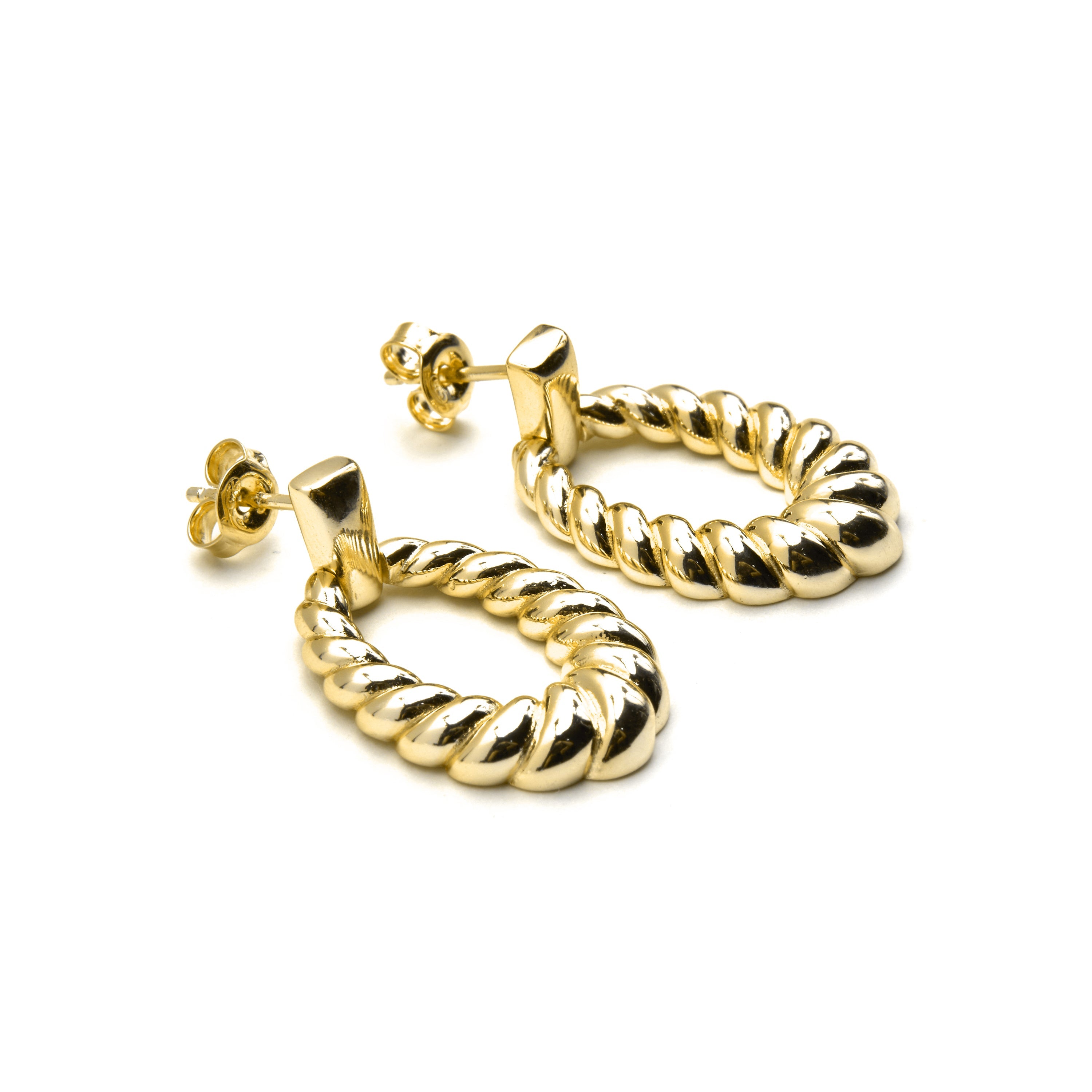 Zilveren 925 Oorbellen met Rhodium Afwerking - Imkrull