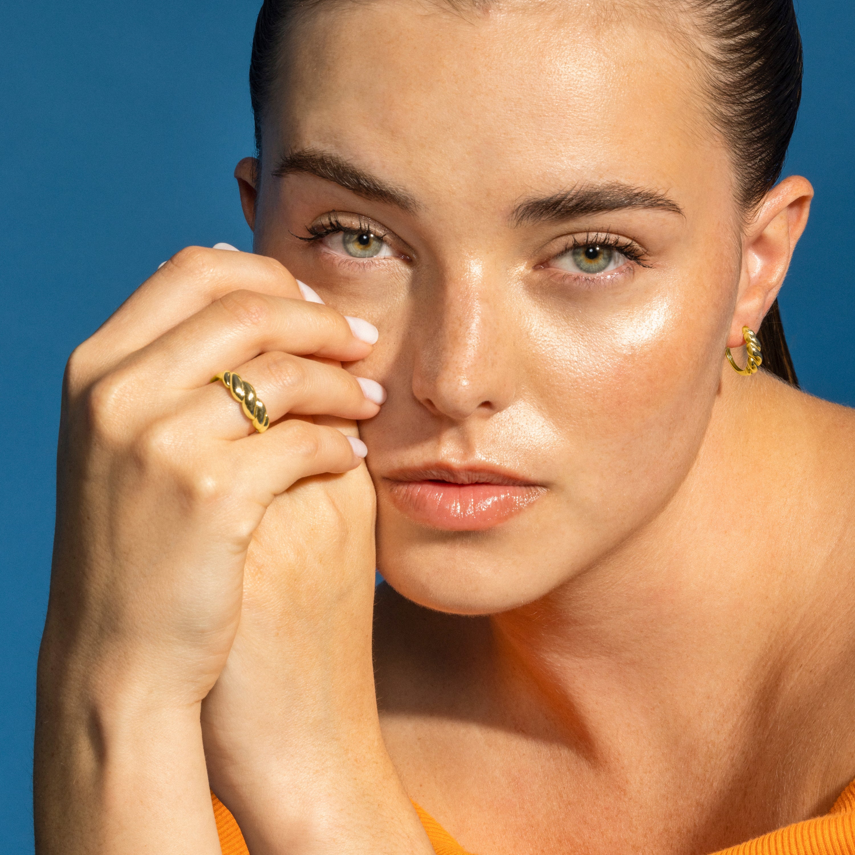 925 Sterling Zilveren Oorbellen Afgewerkt met 18K Goud - Gilsi