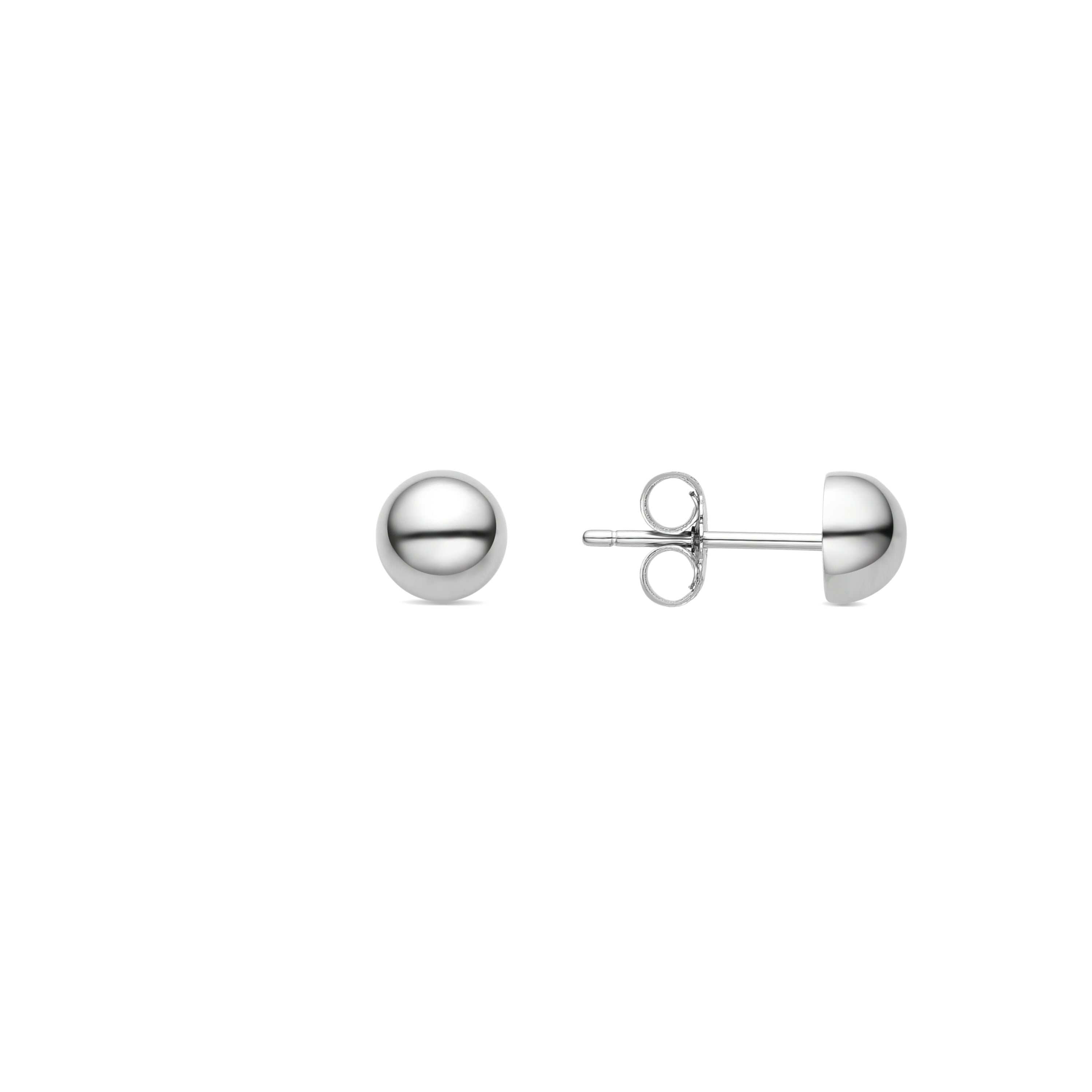 925er Silberohrringe mit Rhodium-Finish - Mosis