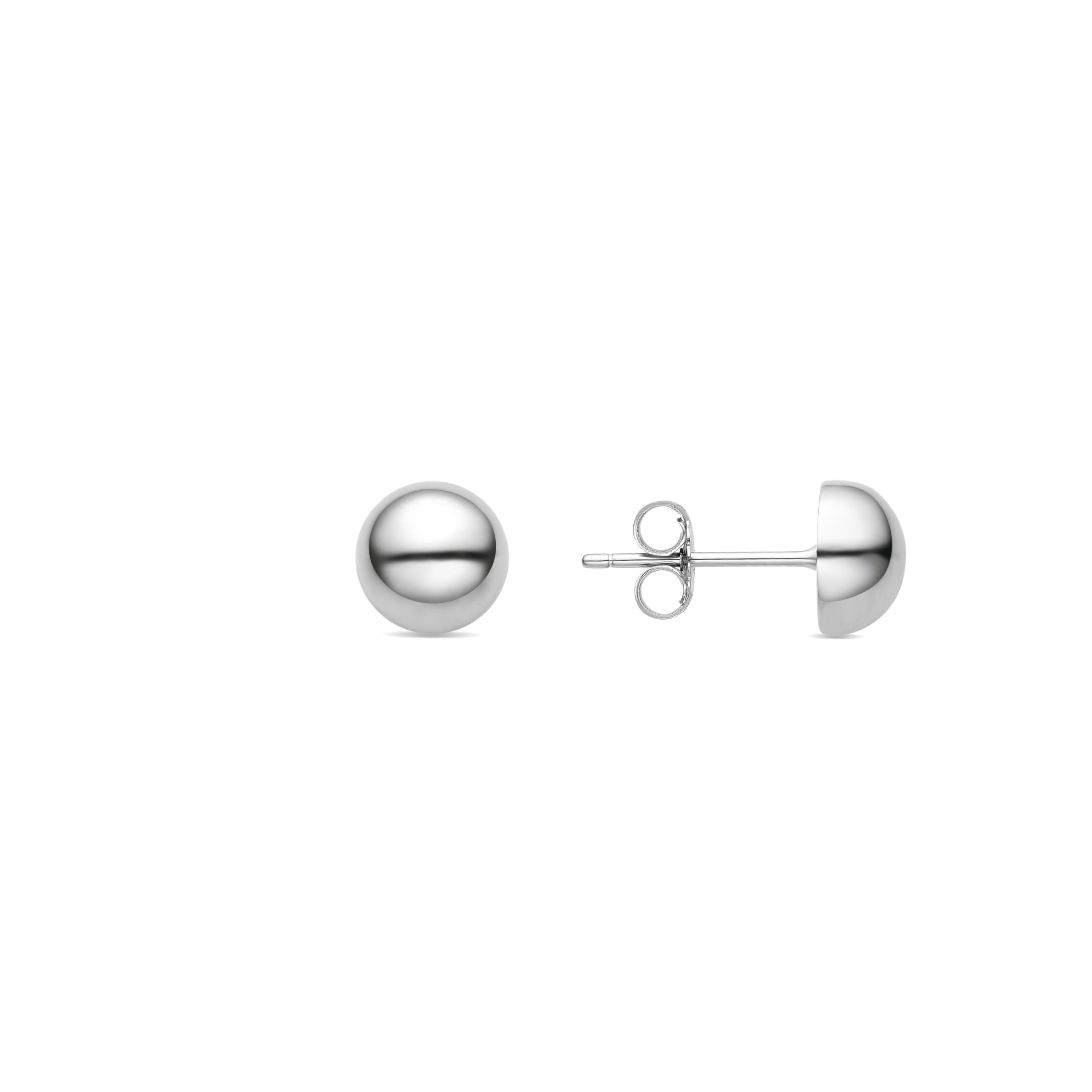 925er Silberohrringe mit Rhodium-Finish - Mosis