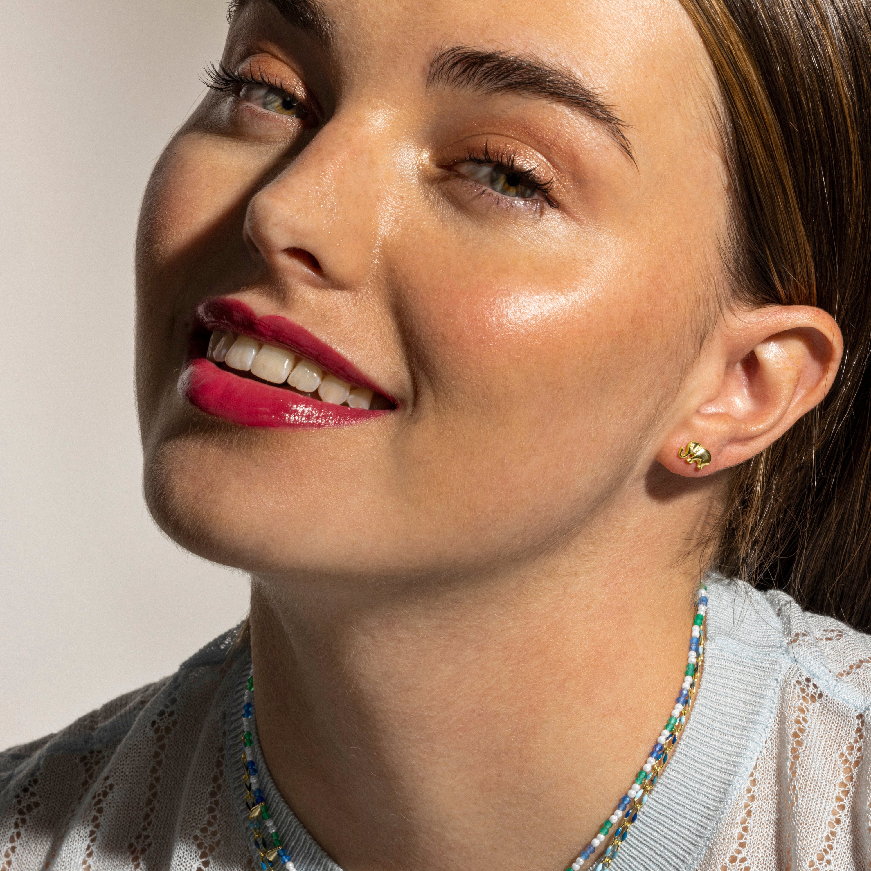 925 Sterling Zilveren Oorbellen Afgewerkt met 18K Goud - Ykuo