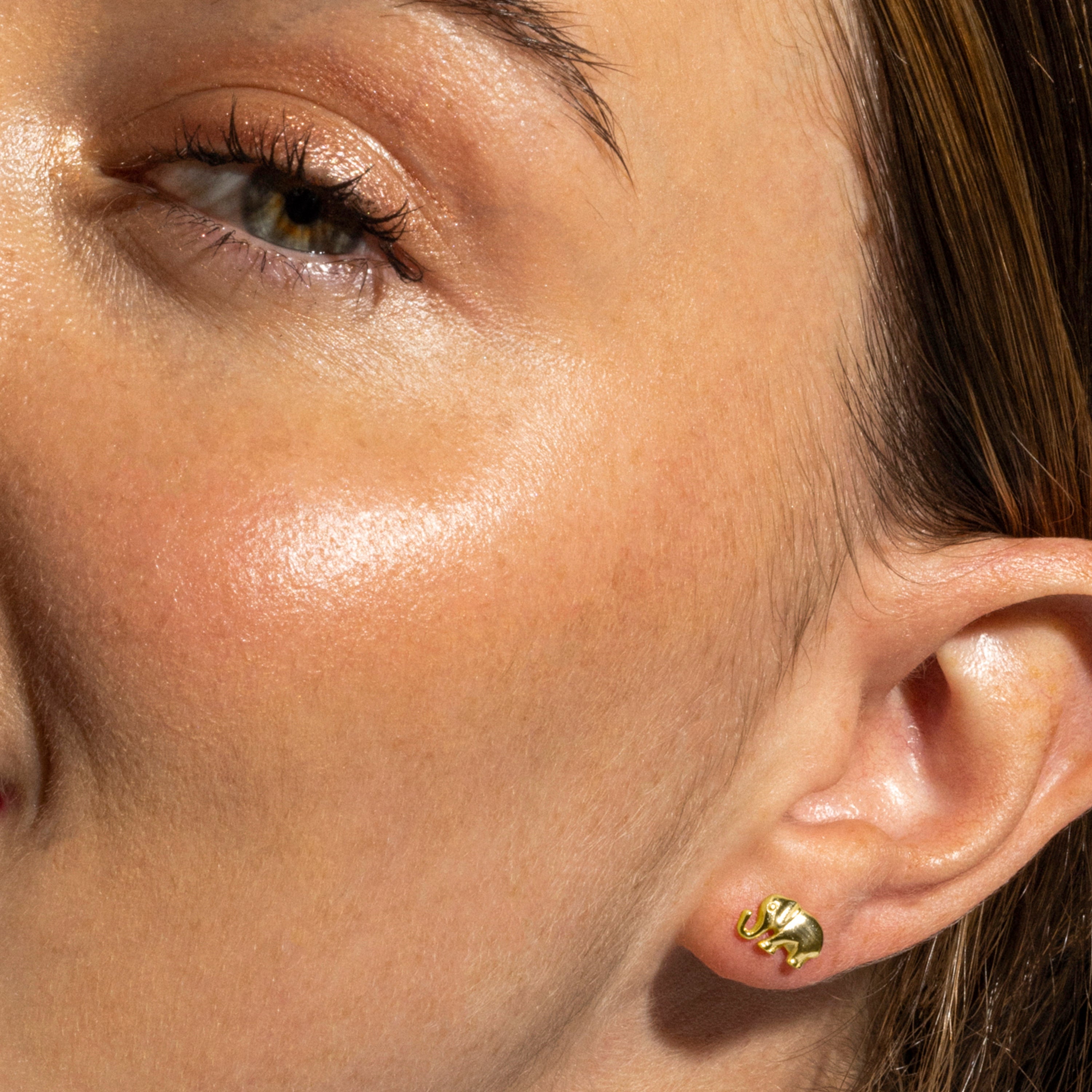 925 Sterling Zilveren Oorbellen Afgewerkt met 18K Goud - Ykuo