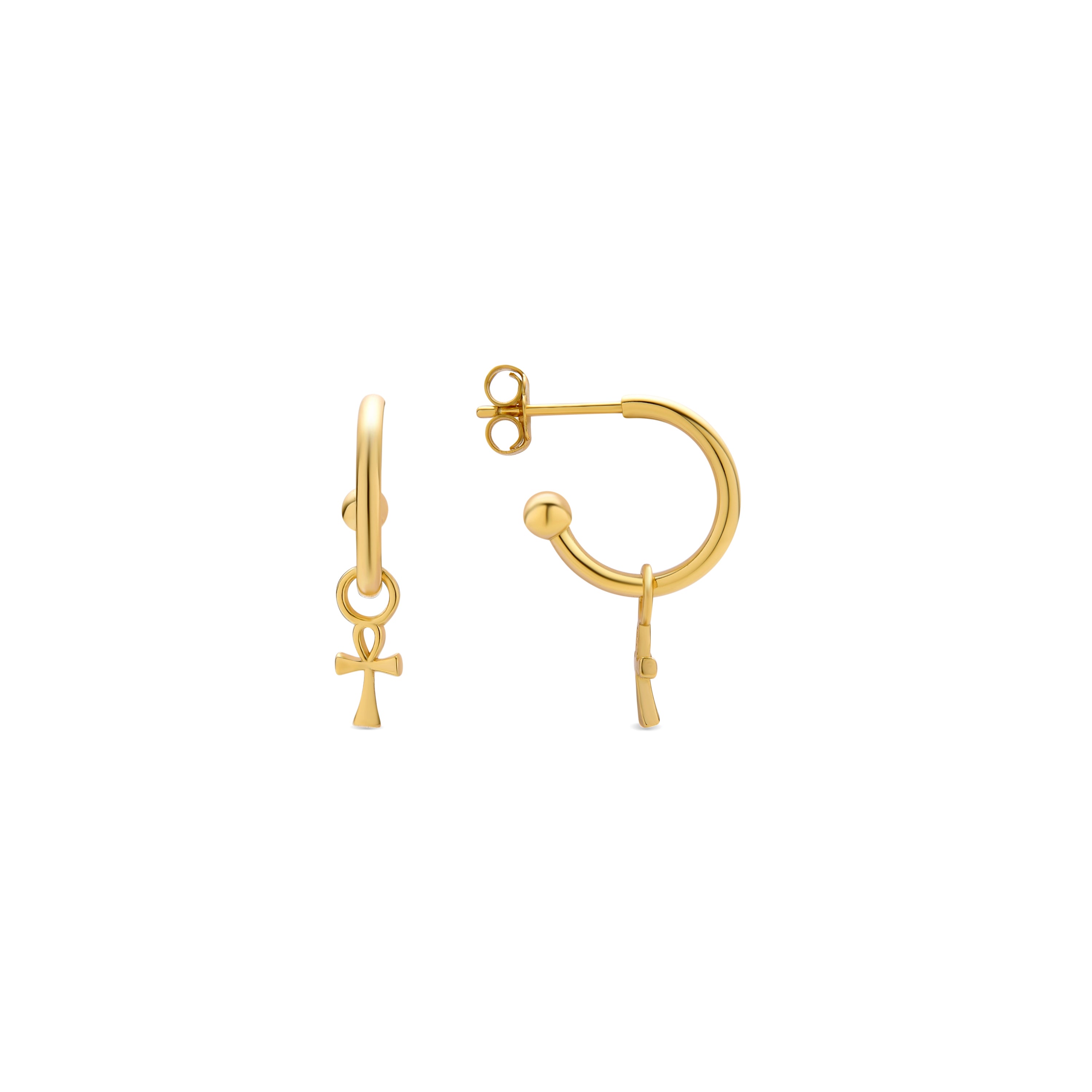 Orecchini in Argento Sterling 925 Finitura Oro 18K - Kalau