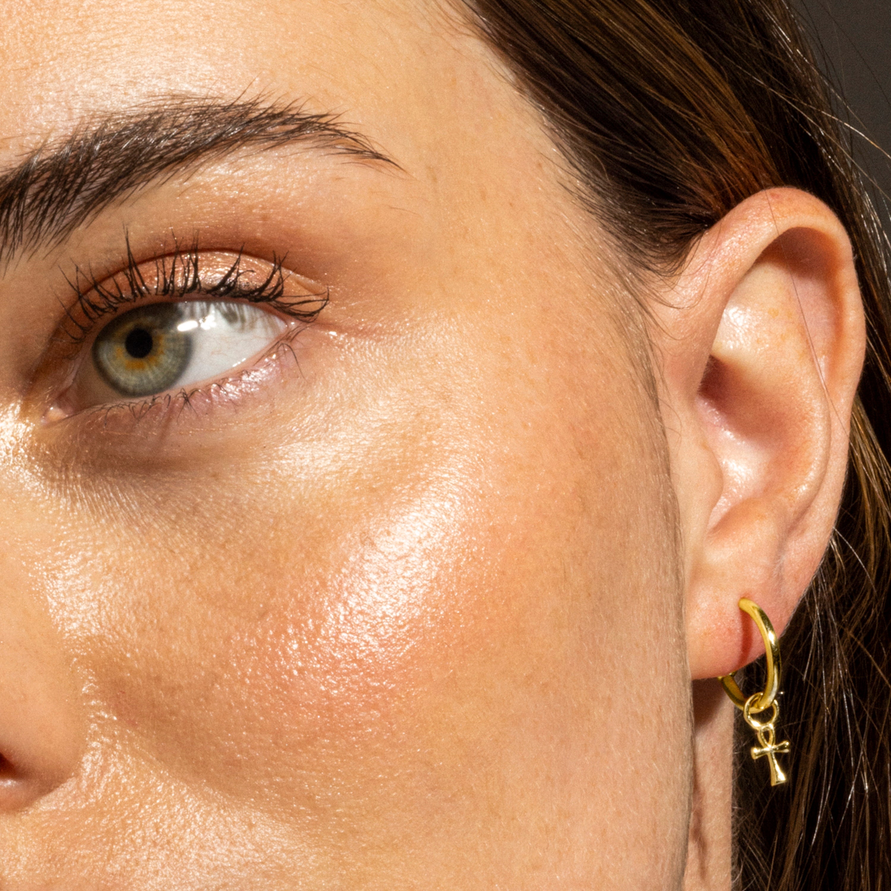 925 Sterling Zilveren Oorbellen Afwerking 18K Goud - Kalau