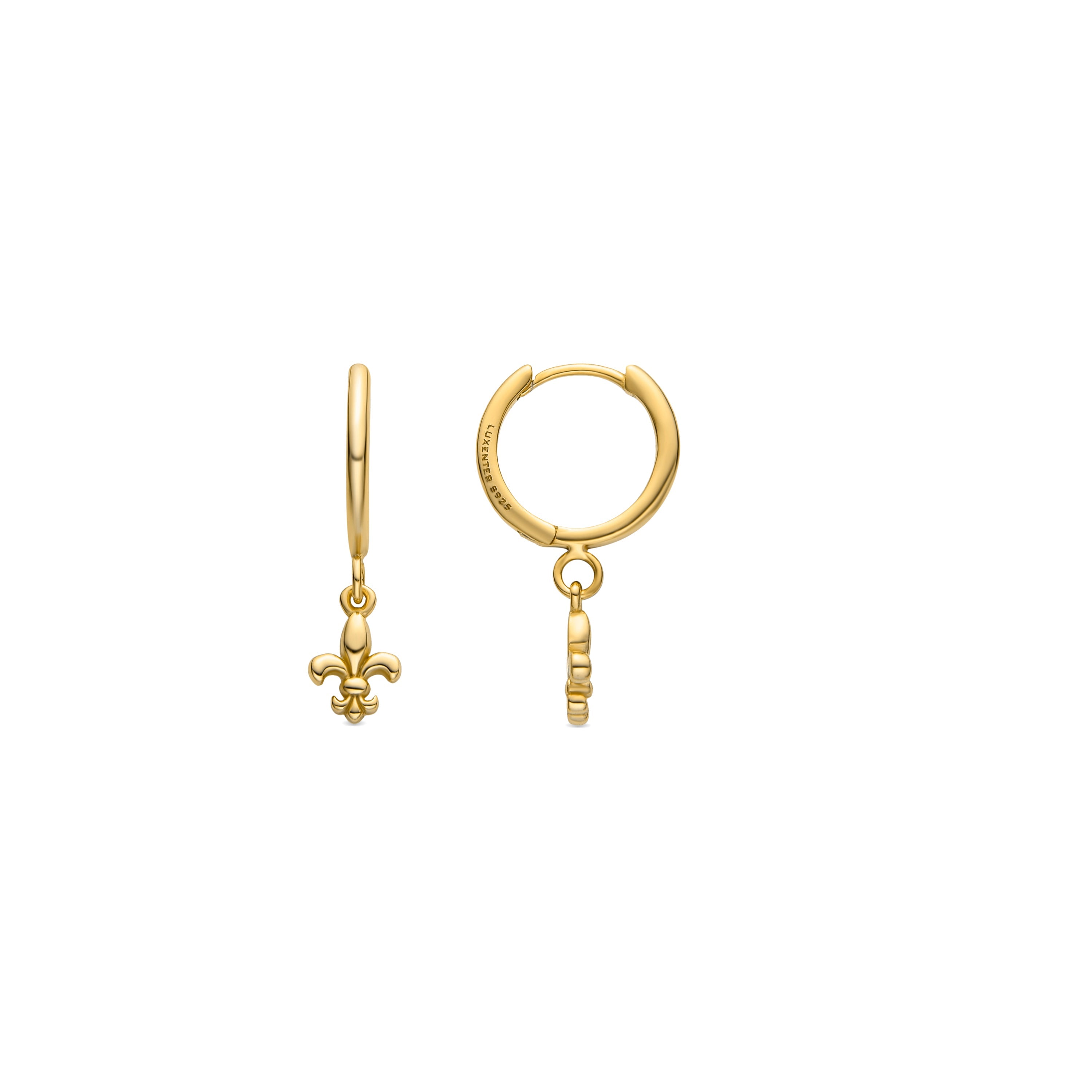 Orecchini in Argento Sterling 925 Finitura Oro 18K - Atlo