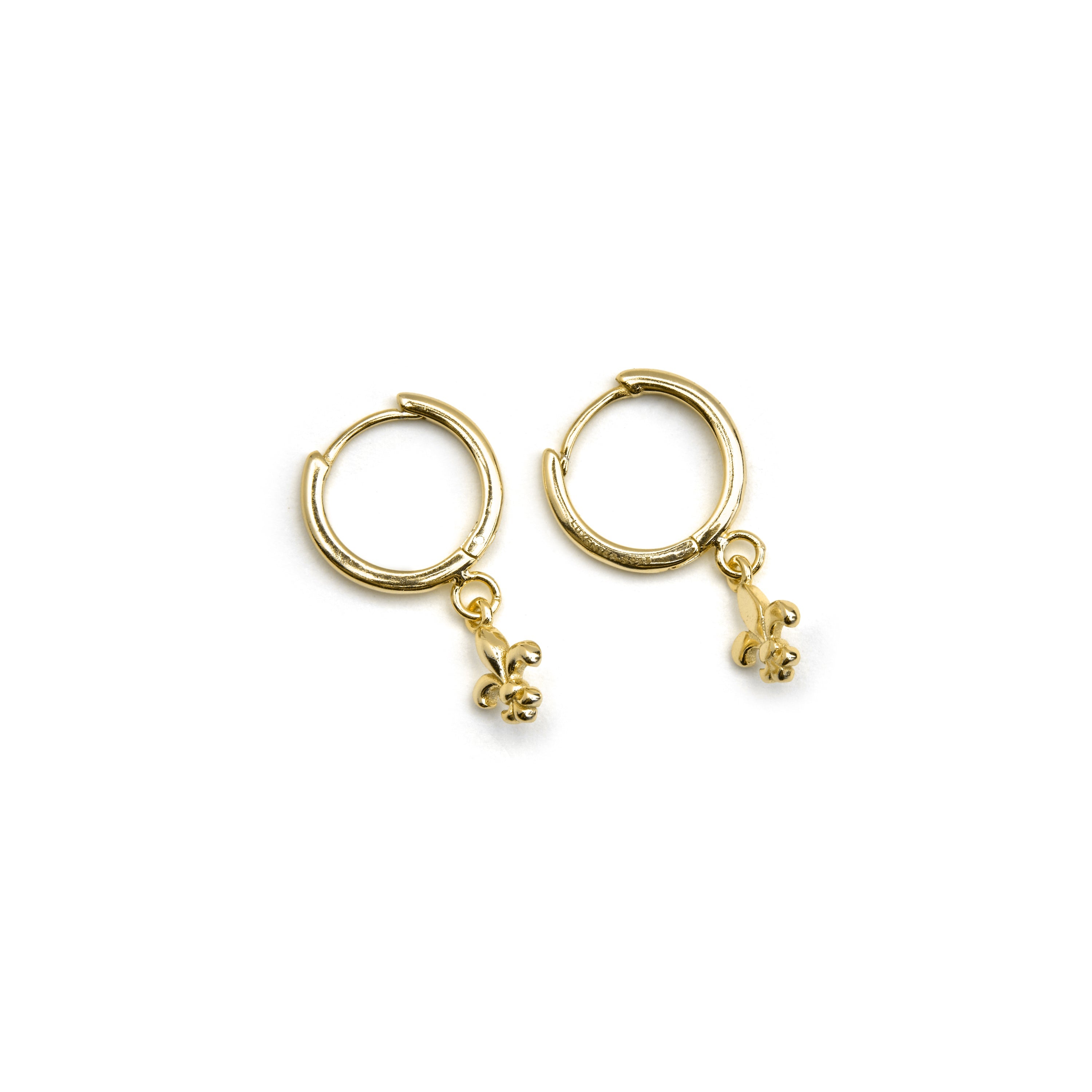 925 Sterling Zilveren Oorbellen Afgewerkt met 18K Goud - Atlo