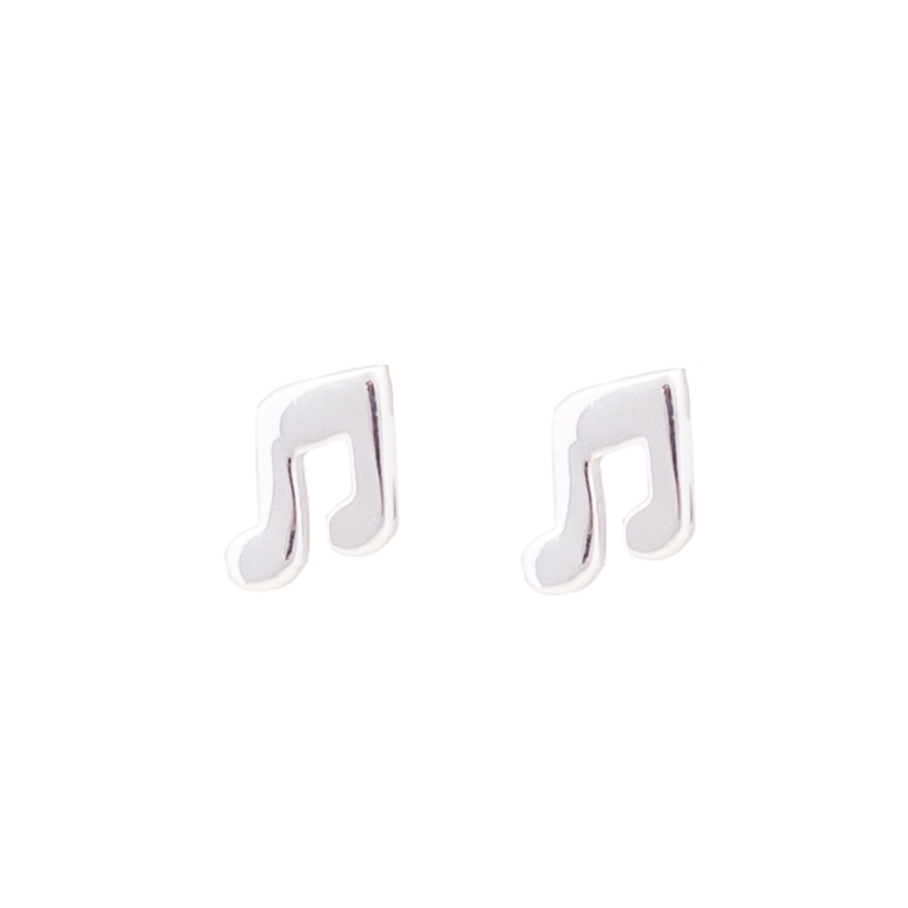 925er Silberohrringe mit Rhodium-Finish - Essential