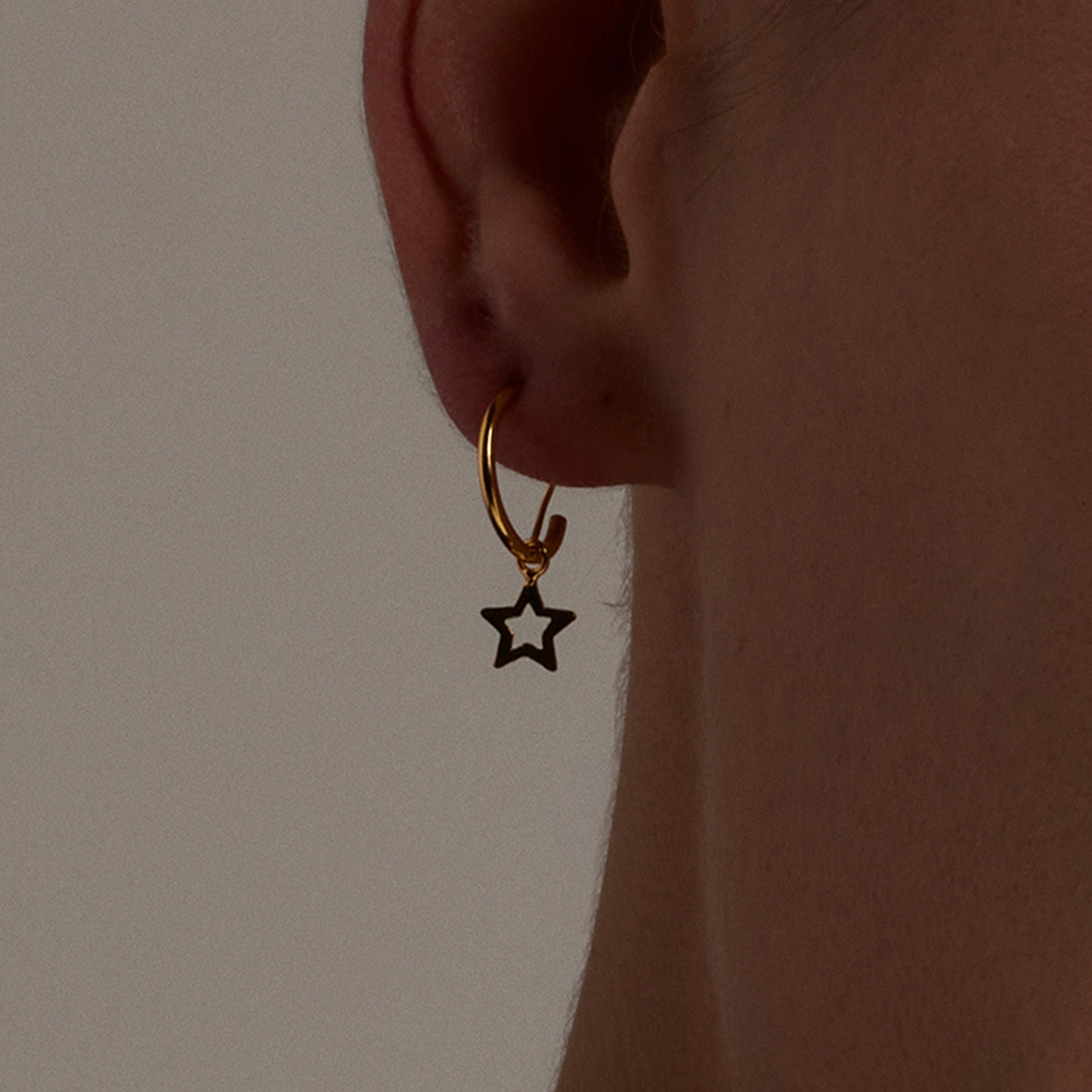 925 Sterling Zilveren Oorbellen afgewerkt in 18K Geelgoud - Essential