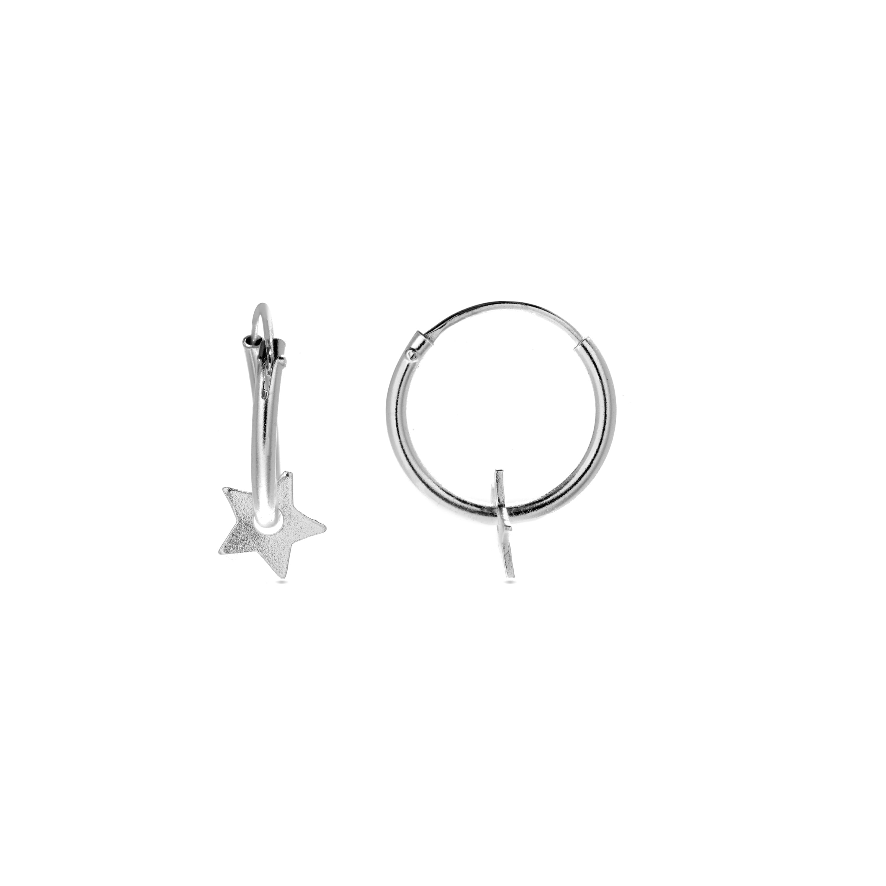 Orecchini in Argento Sterling 925 finitura rodio - Essential