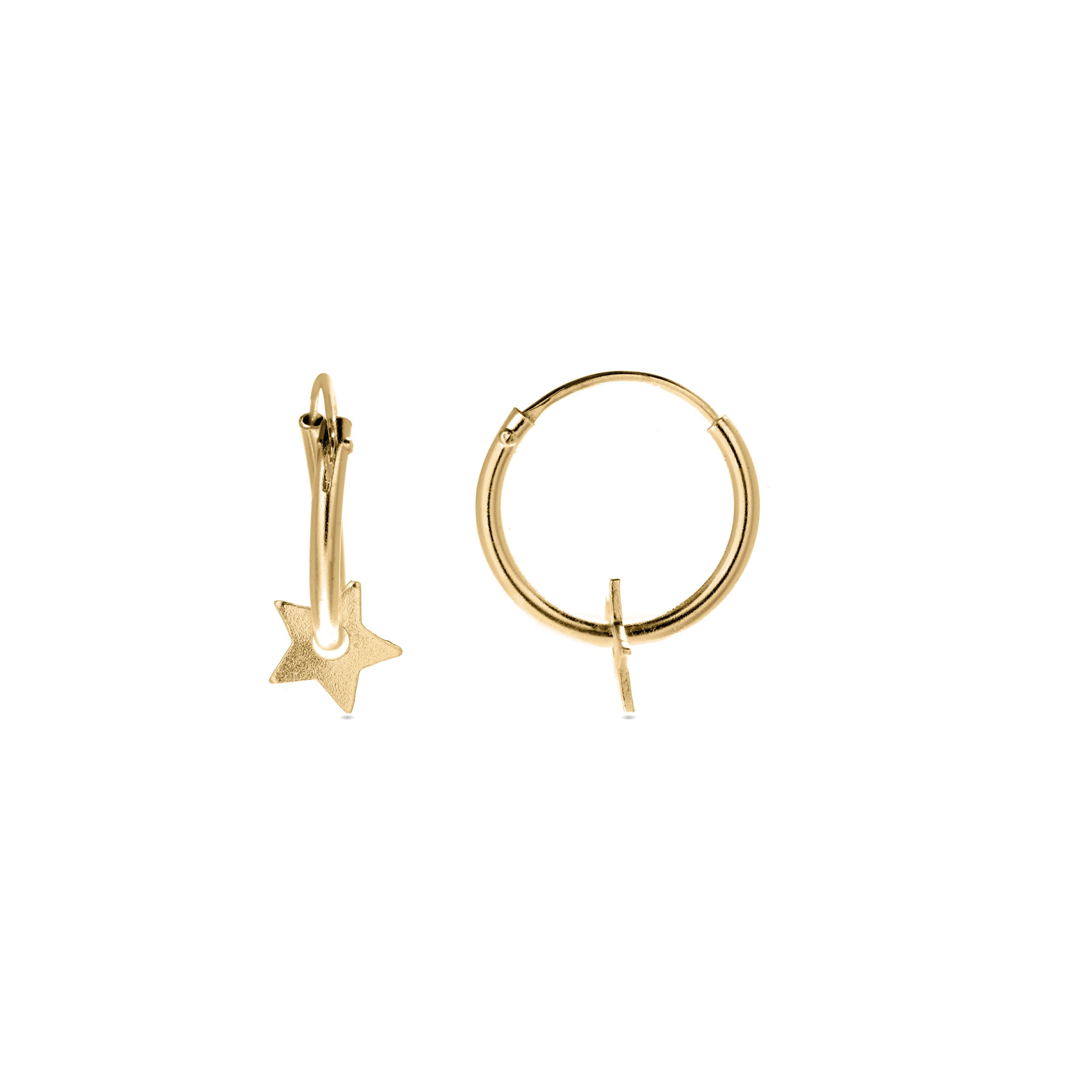 Orecchini in Argento Sterling 925 finitura oro 18k - Essential