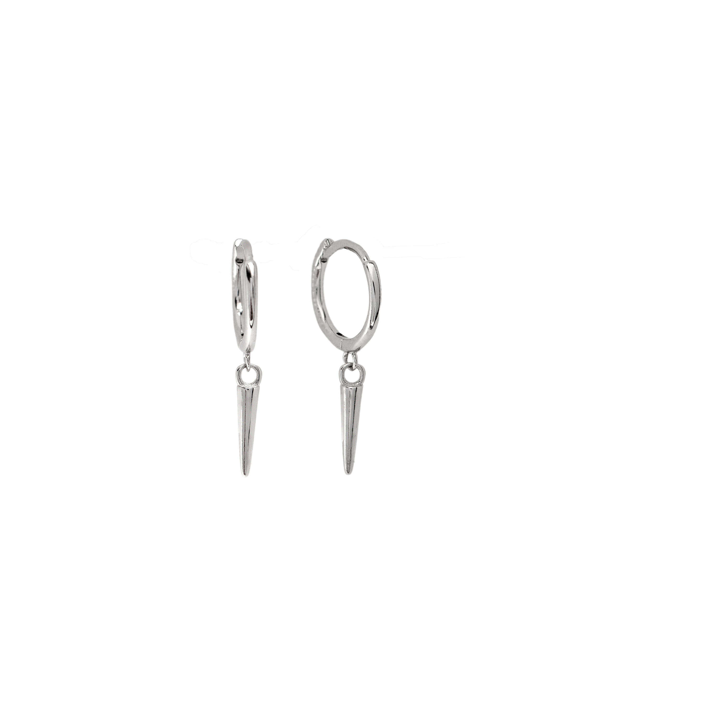 Orecchini in Argento Sterling 925 finiti in rodio - Lisad