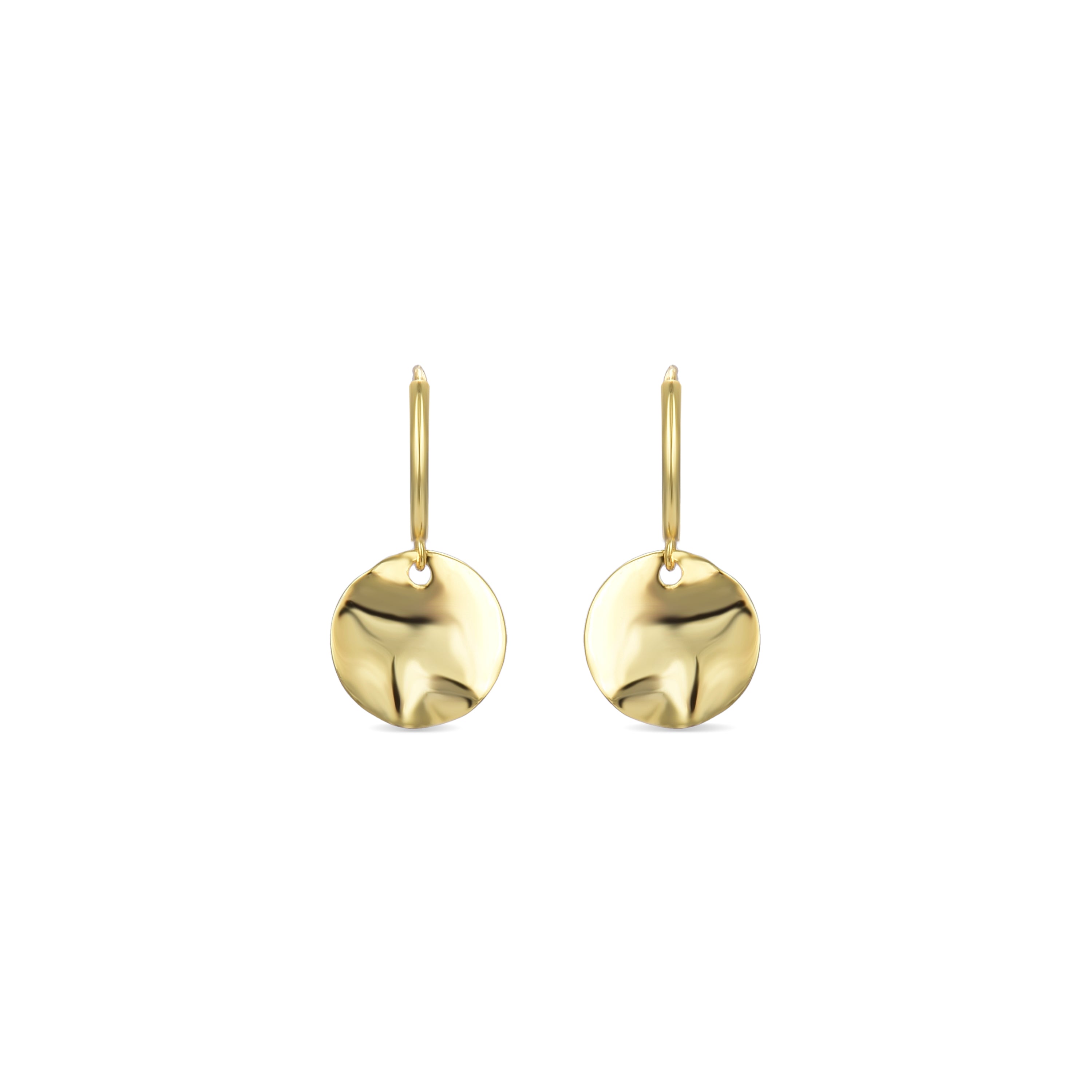 Orecchini in Argento Sterling 925 finiti in oro giallo 18K - Midnak
