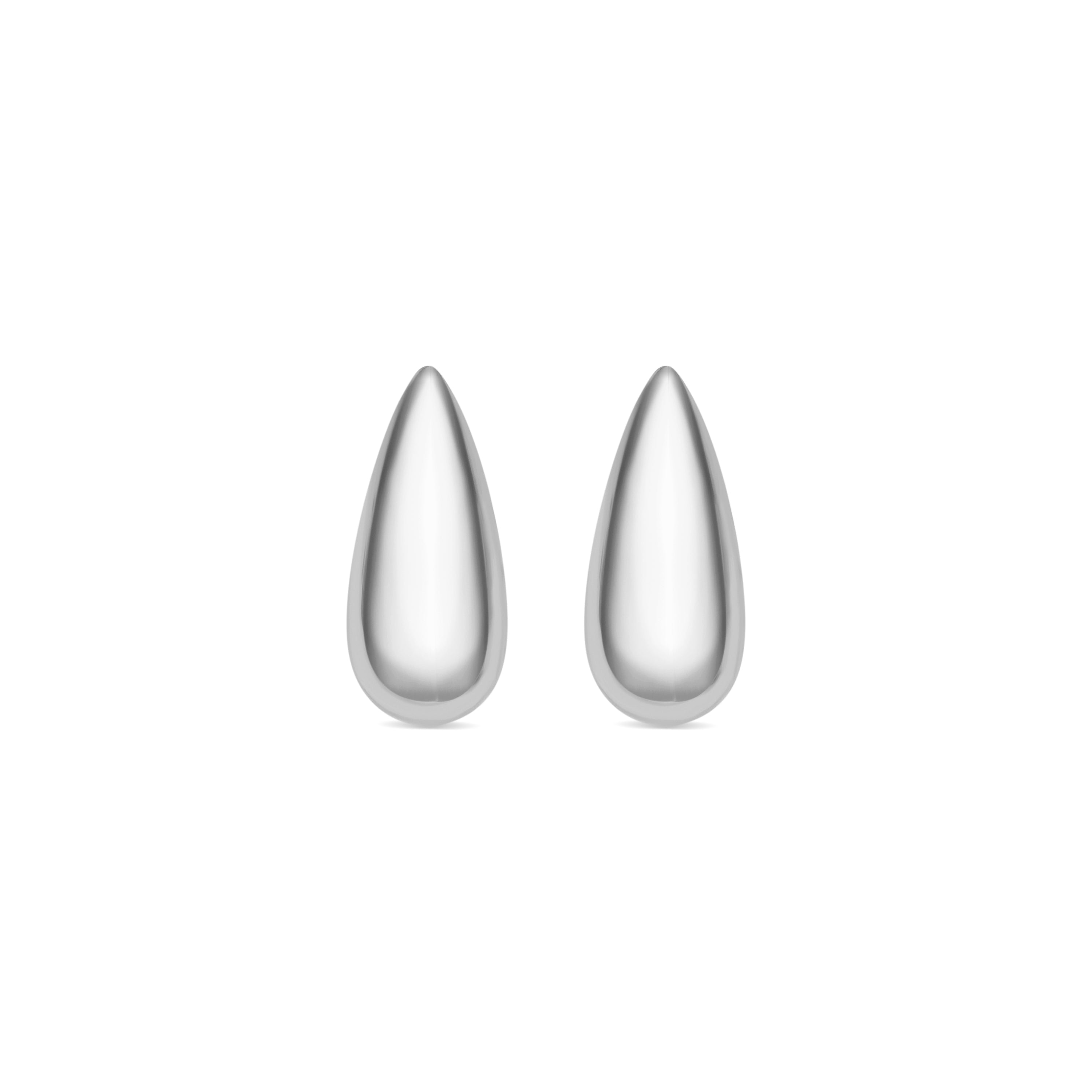 Orecchini in Argento Sterling 925 finitura rodio - Leofra