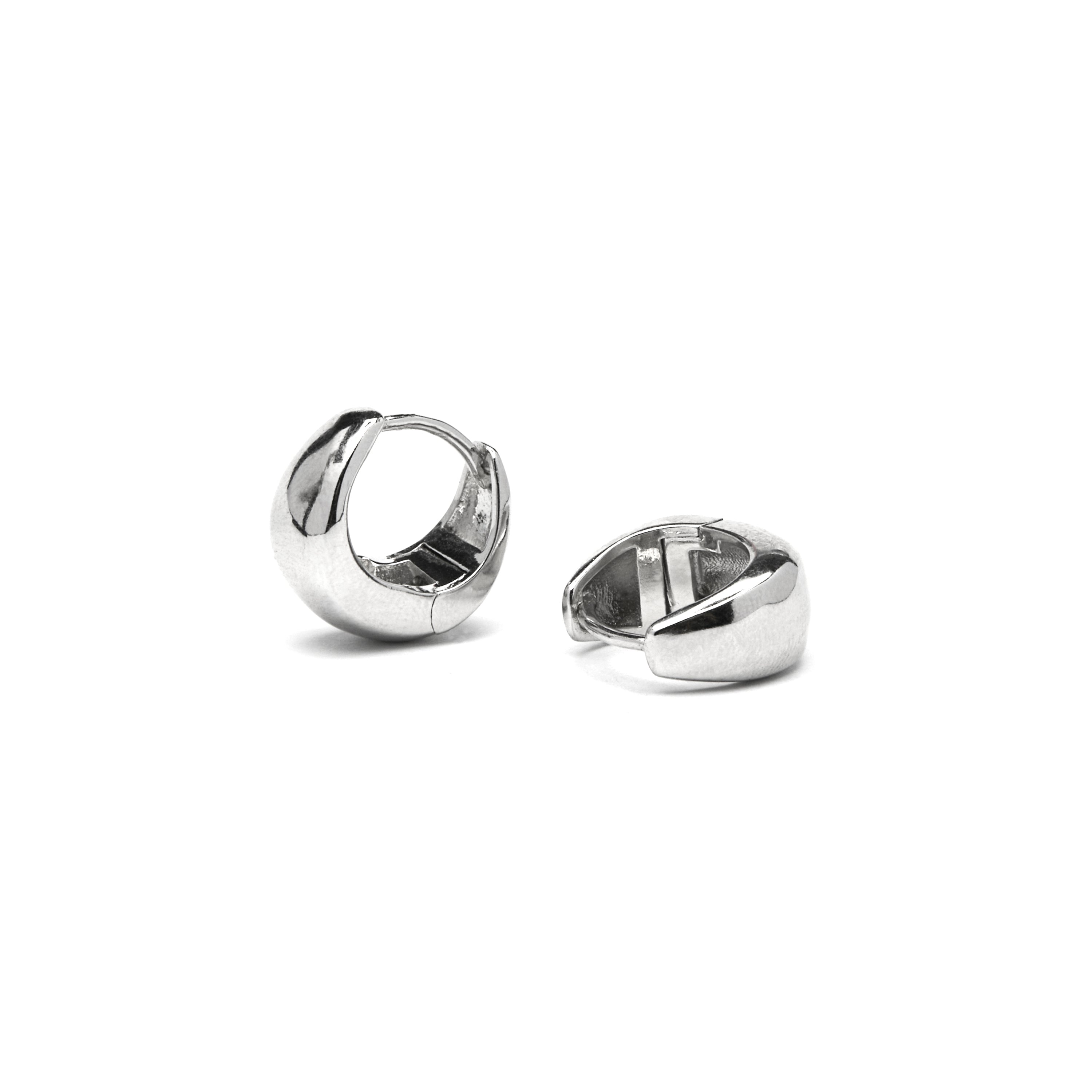 Zilveren 925 sterling oorbellen met rhodiumafwerking - Zarael