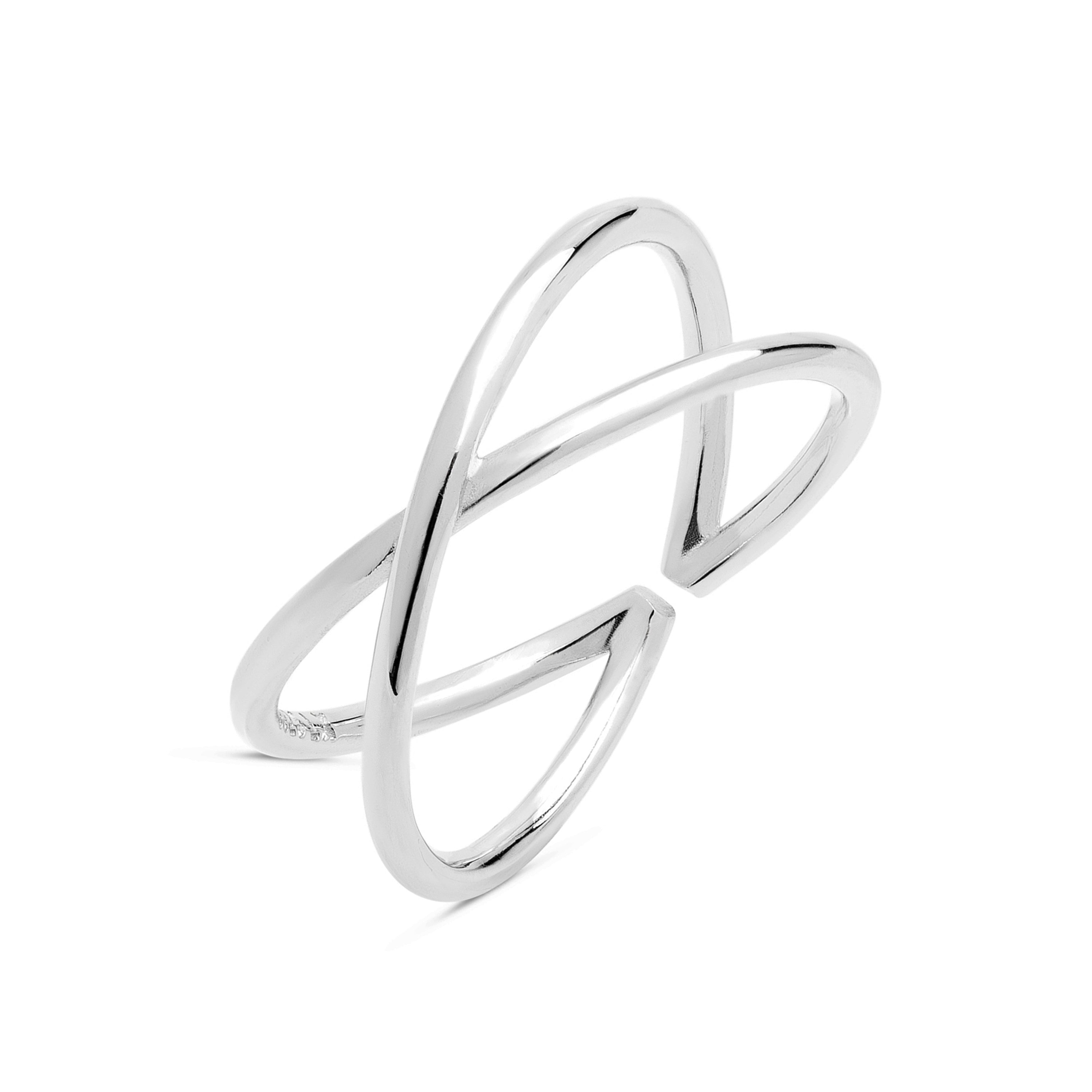Anillo de Plata de Ley 925 acabado en rodio - Danhew
